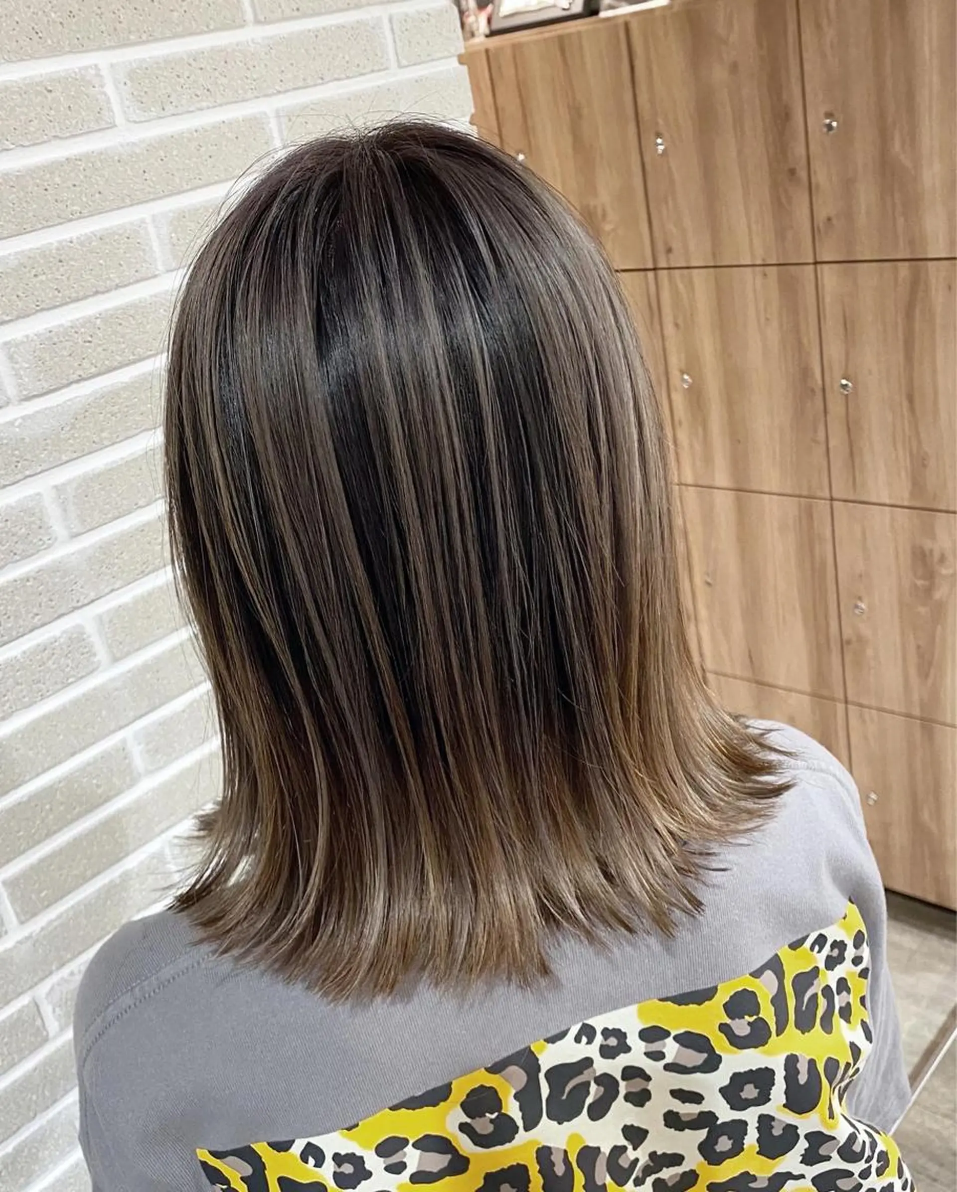 ショート カラー 髪質改善カラー韓国風 レイヤーtudaのヘアスタイル