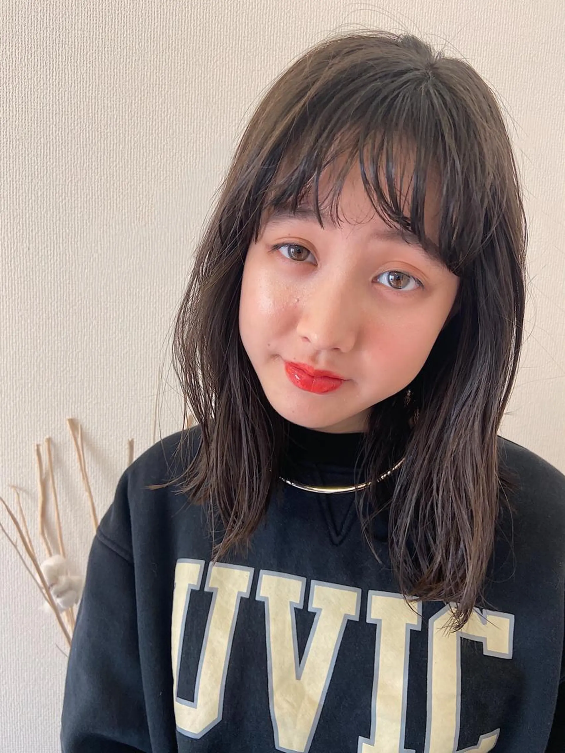 ミディアム SUNC/🤎 オオクマ　カナエ🤎のヘアスタイル