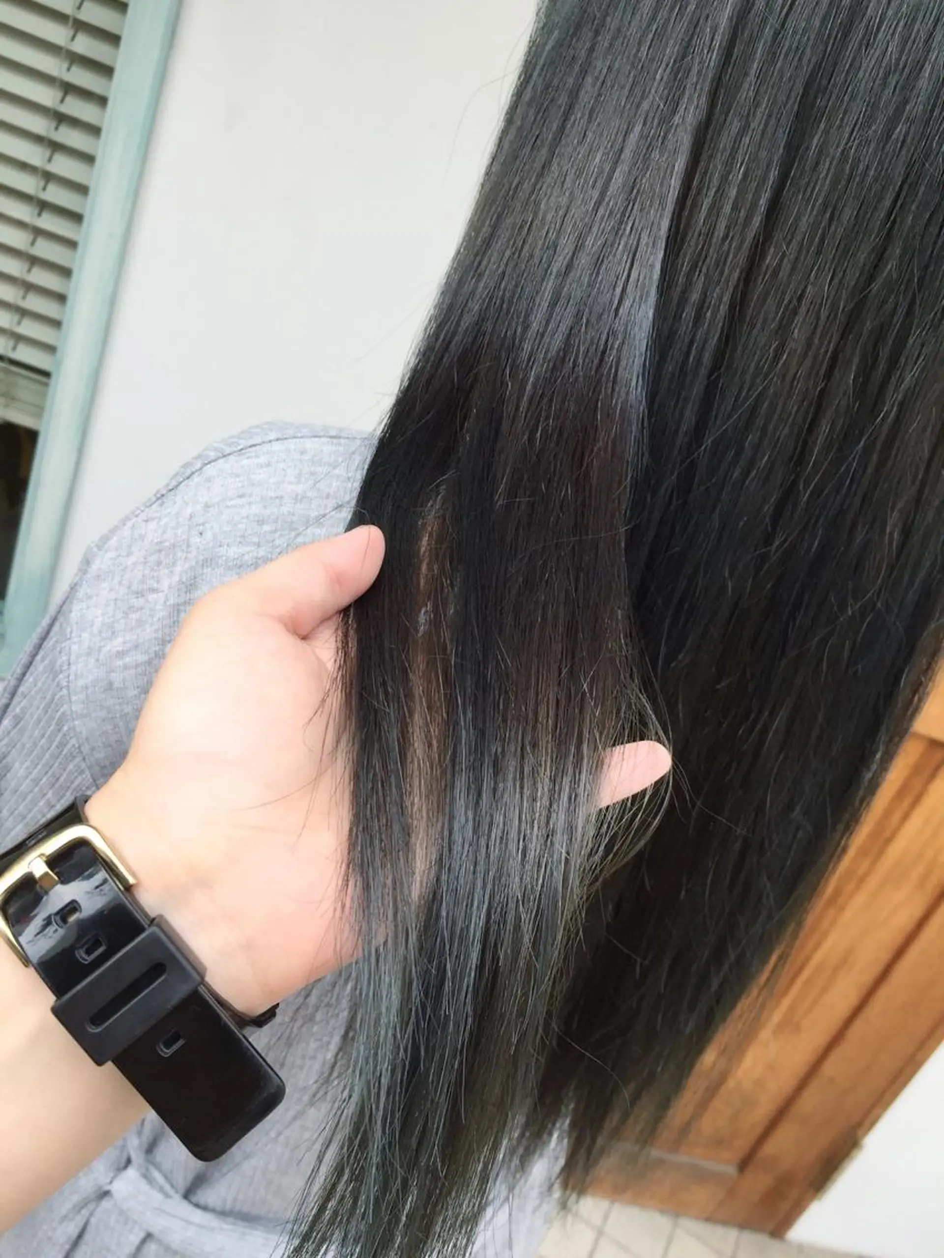 ロング カラー ブルーカラー ◇おの あすか◇のヘアスタイル