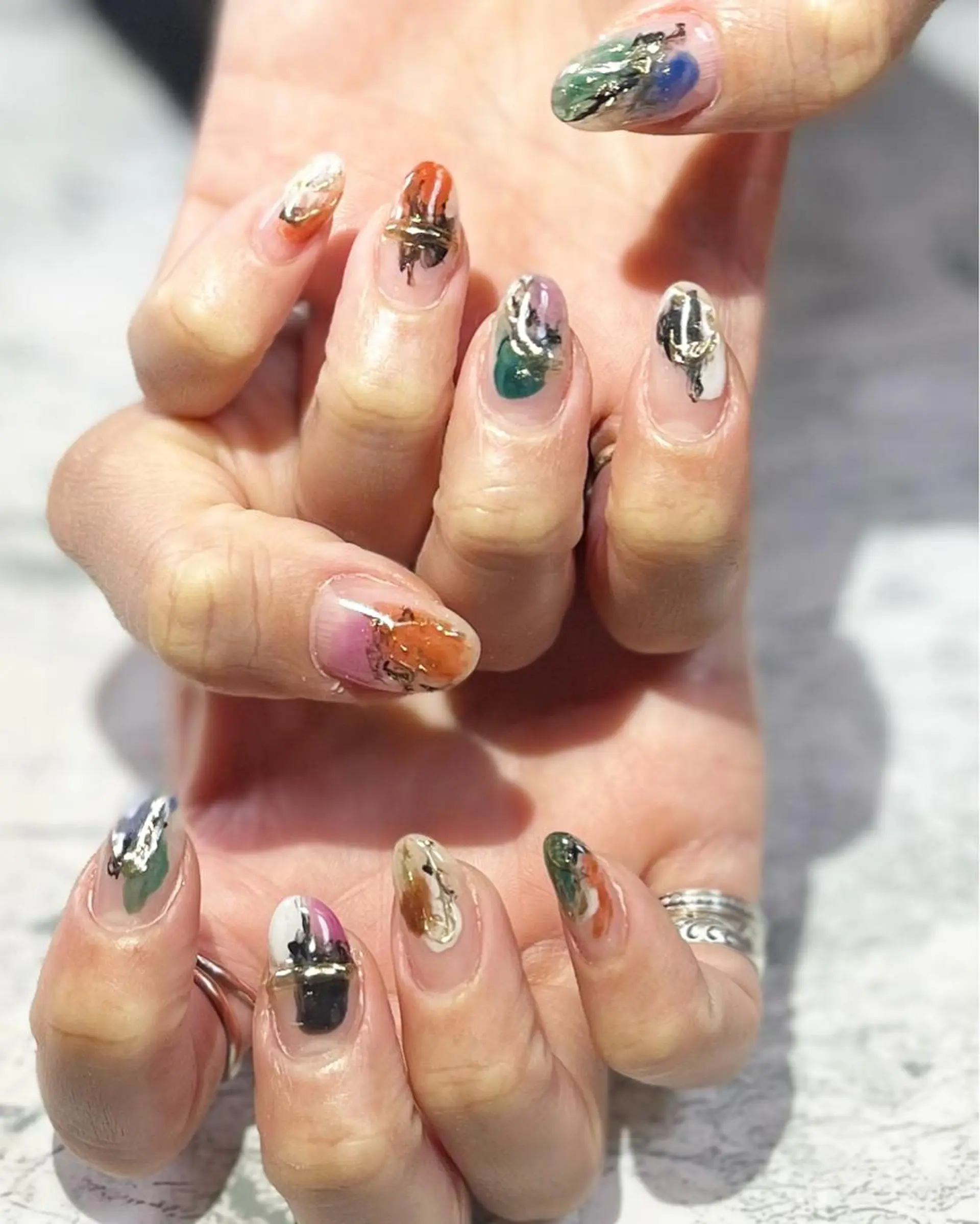 ネイル フットネイル ニュアンスネイル シンプルネイル 春ネイル 夏ネイル nail fufla ♡yamane♡のネイルデザイン
