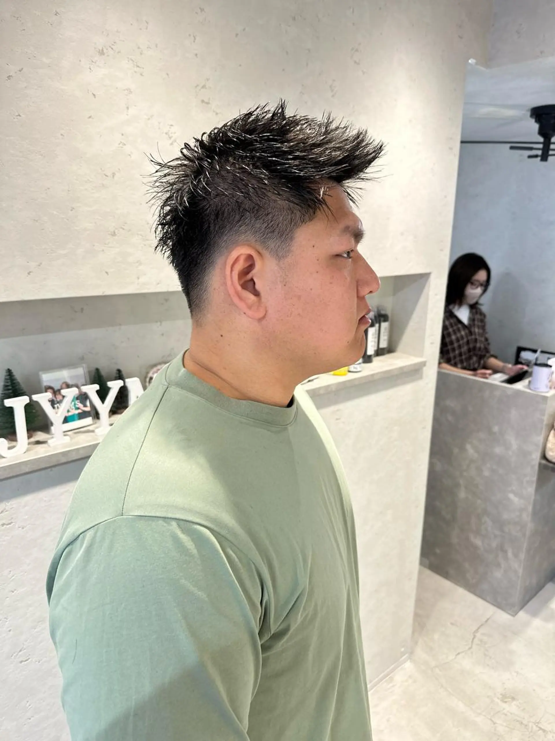 ショート メンズ フェードカット スパイキーショート 刈り上げ ショートヘア hair studio  jyym's所属・ボーイッシュ美容師 刈り上げ/ショートのヘアスタイル