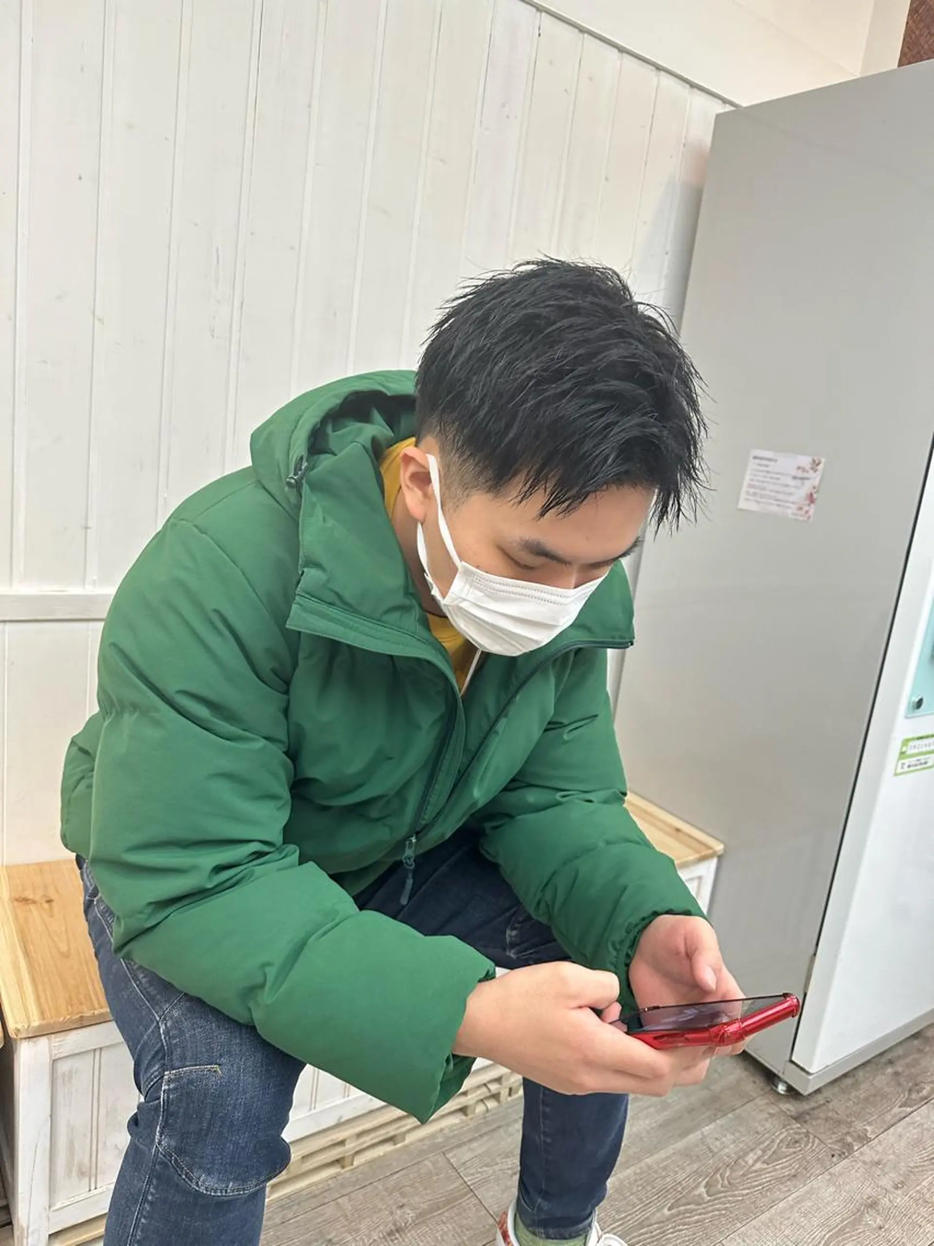 メンズ KEIGO/ ベージュカラーのヘアスタイル