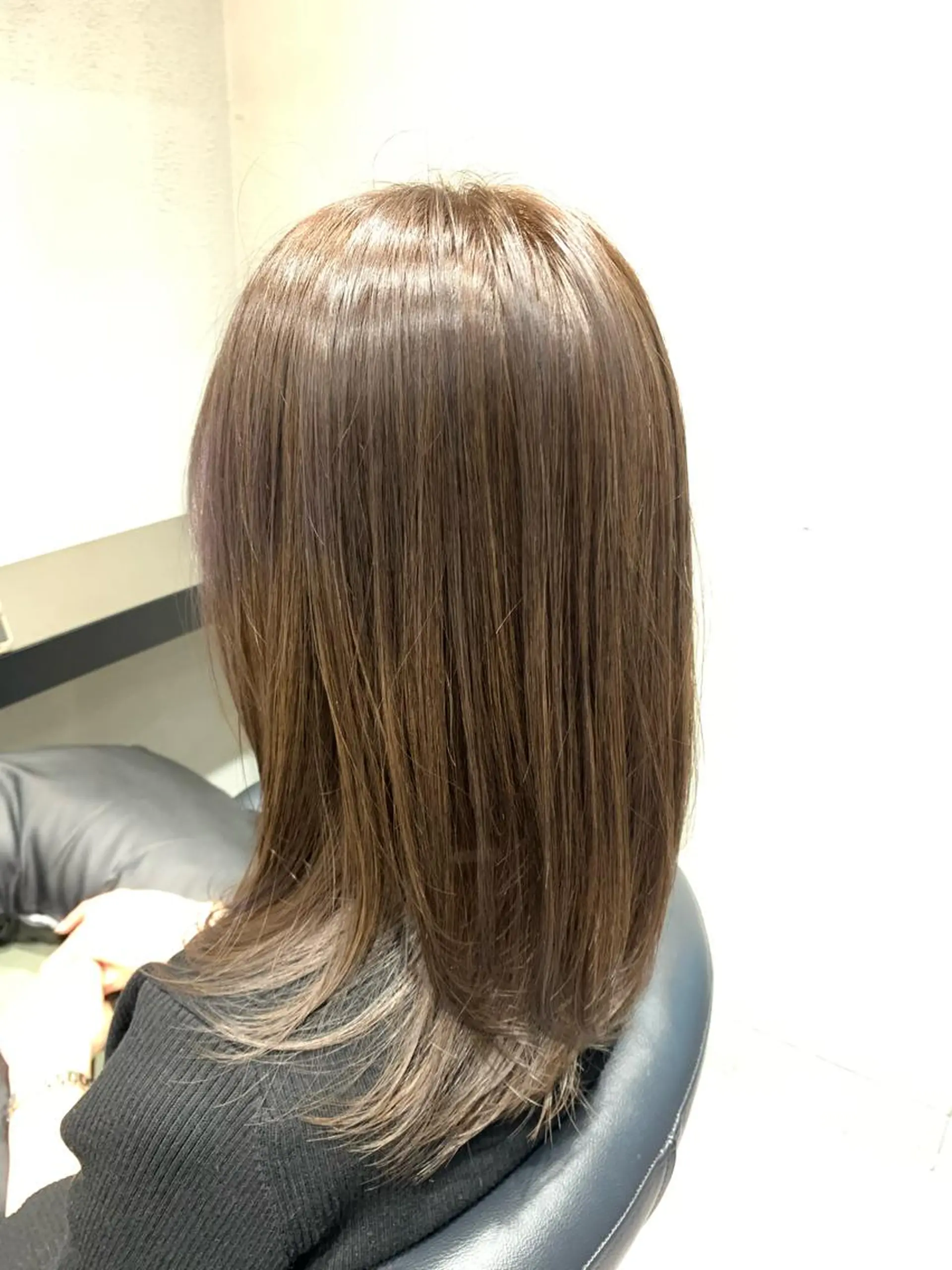 ミディアム カラー パーマ カット ヘアカラー トリートメント 🌈艶髪/髪質改善 新宿itouのヘアスタイル