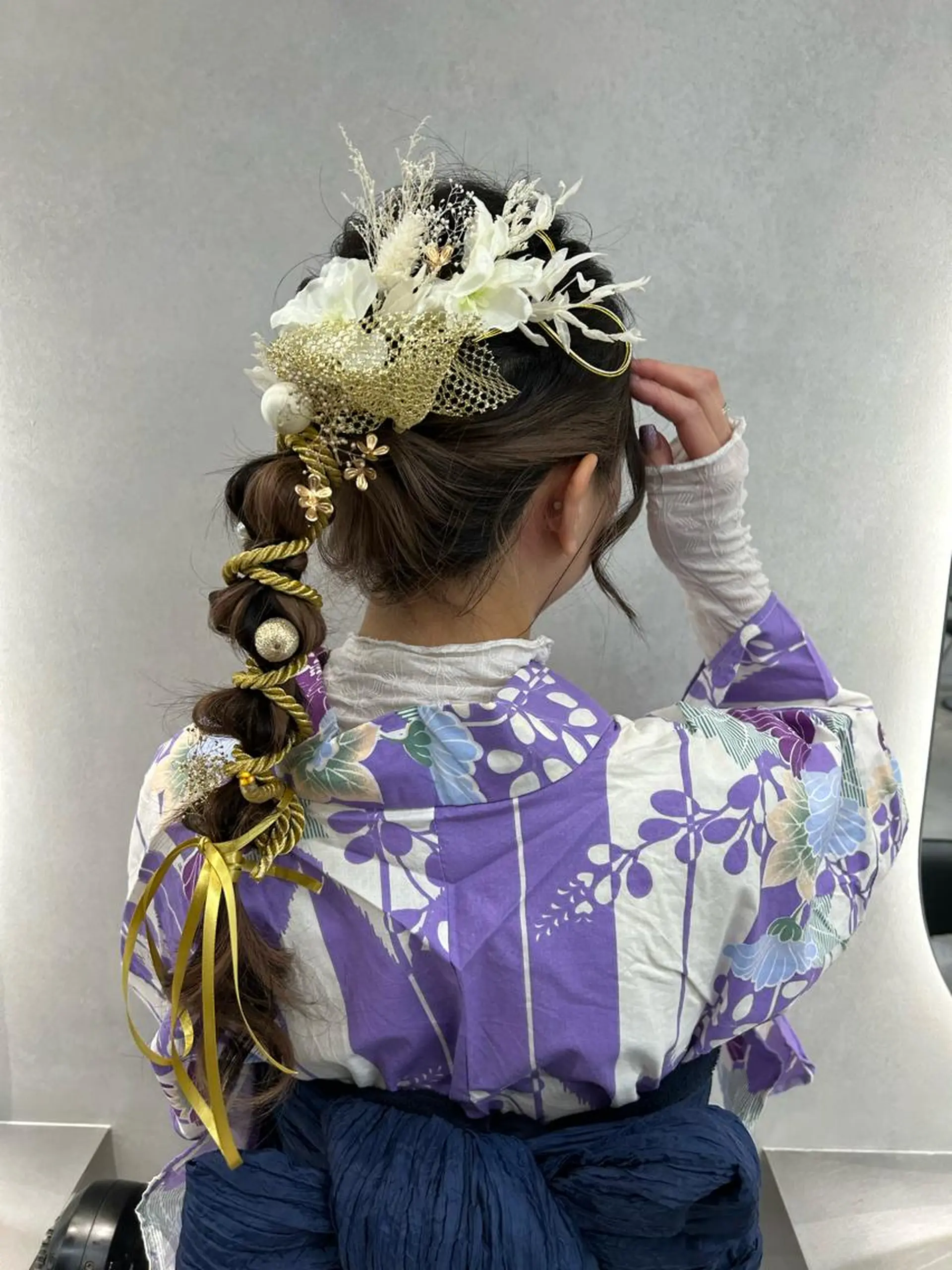 ロング 卒業式のヘアスタイル 学生 韓国風ヘア 浴衣 着付け 当日予約大歓迎💕/ Chisatoのその他イメージ