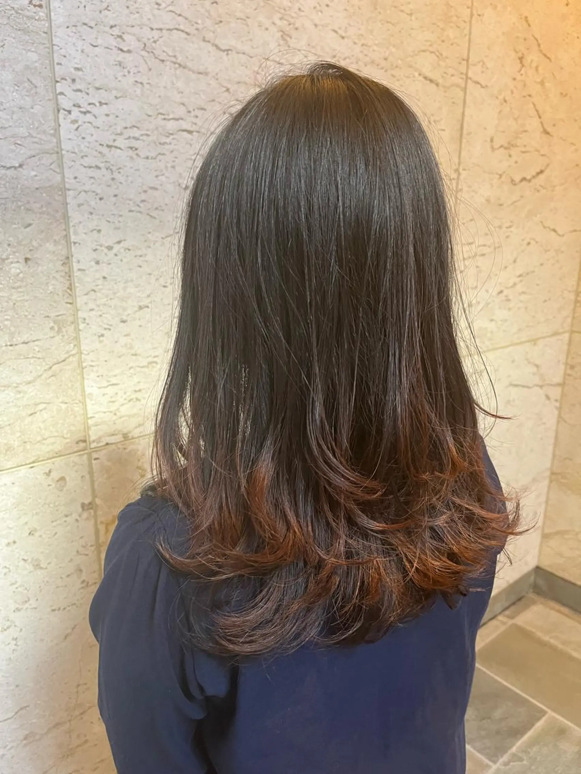 ミディアム 16日🙆‍♀️ 💐🤍理保のヘアスタイル