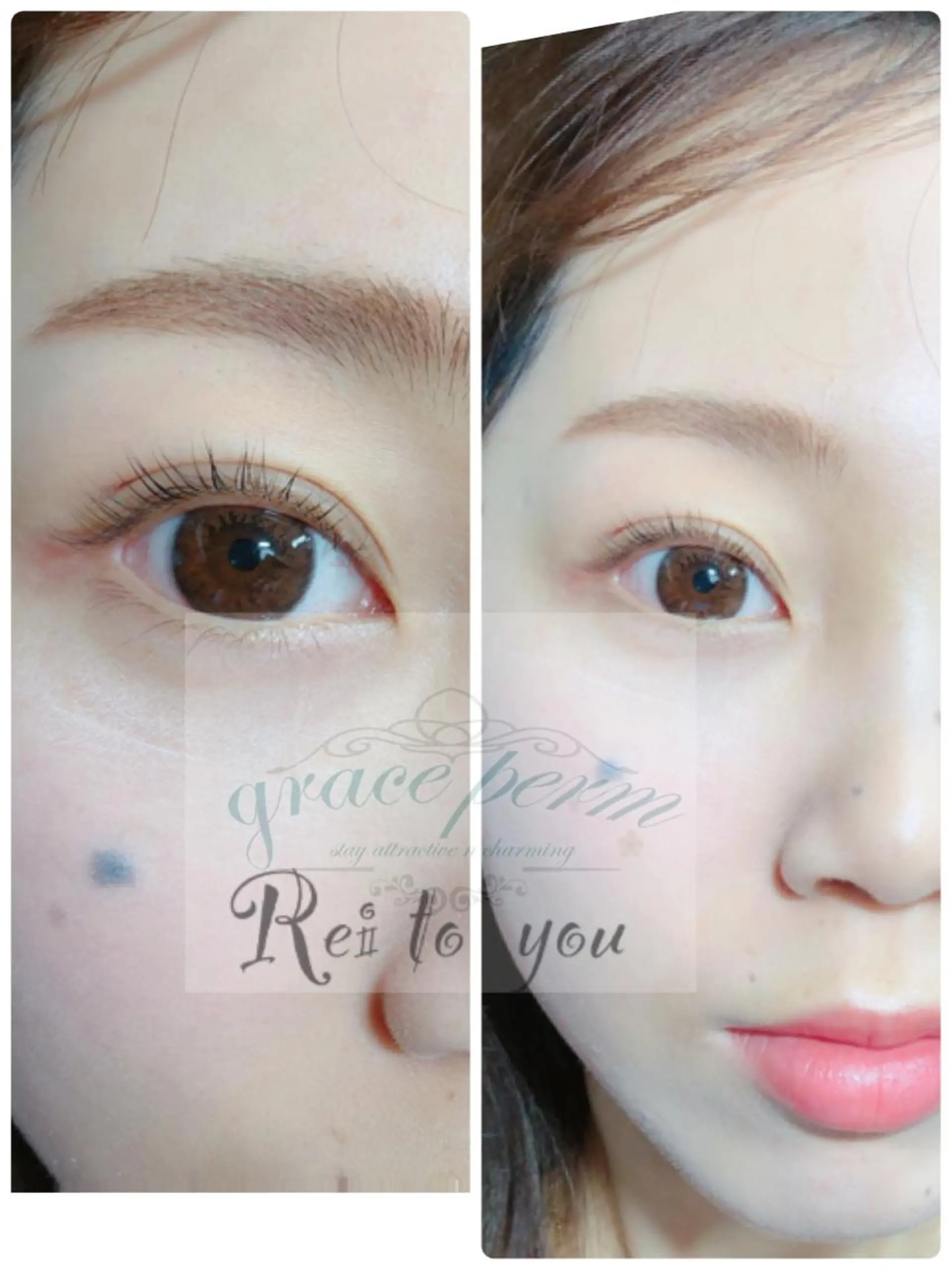 マツエク・マツパ Rei to　youのマツエク・マツパデザイン