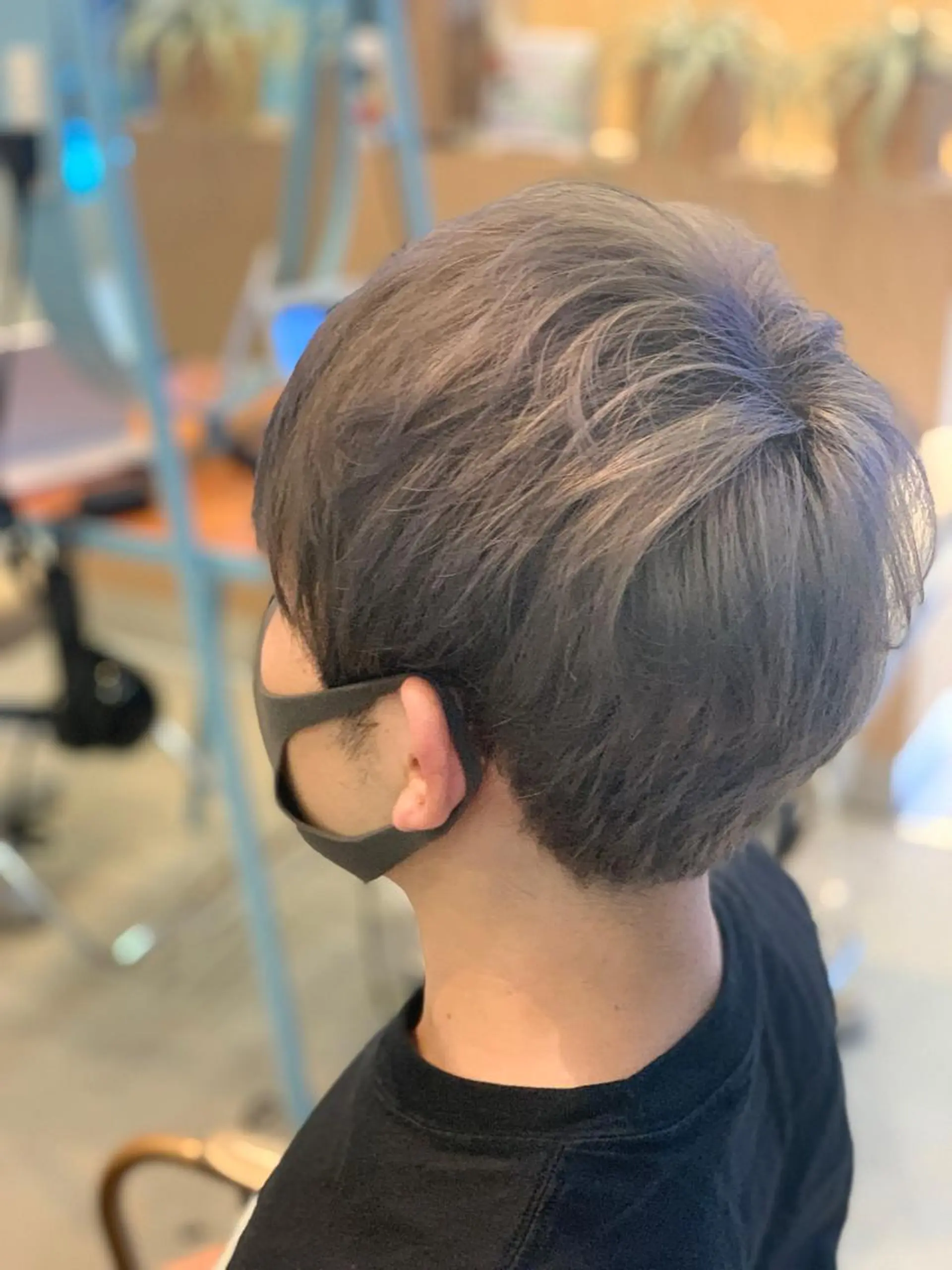 ショート カラー メンズ カット ヘアカラー トリートメント 北川 拓也のヘアスタイル