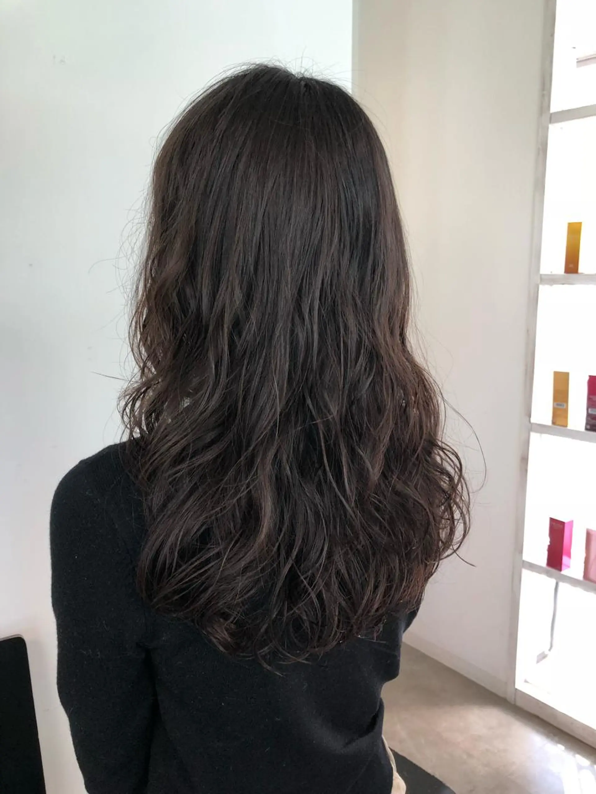 ロング パーマ ヘアアレンジ 榎園 由美のヘアスタイル