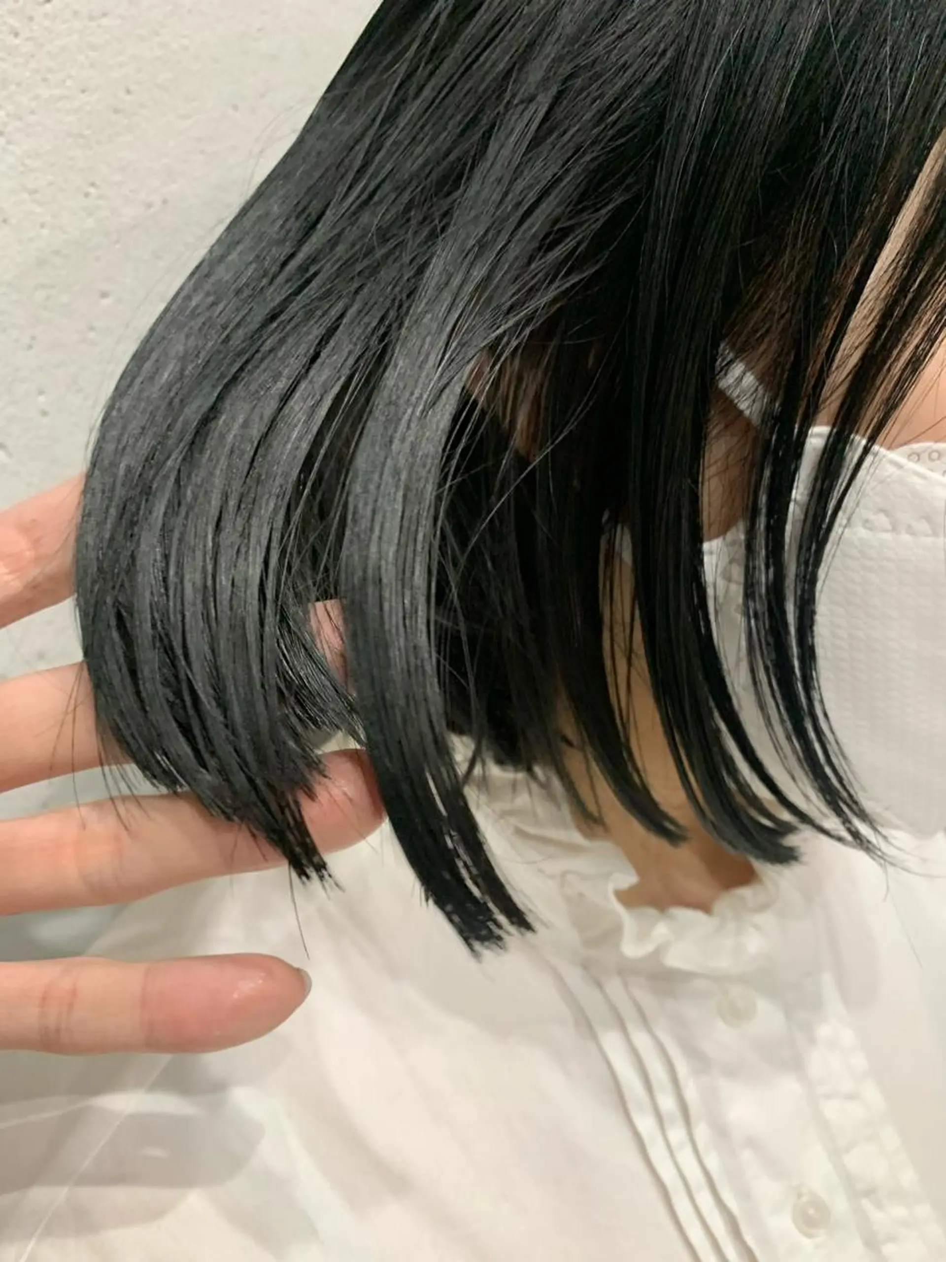 カラー ボブパーマコテ巻き風 パーマNo1深江秀平のヘアスタイル