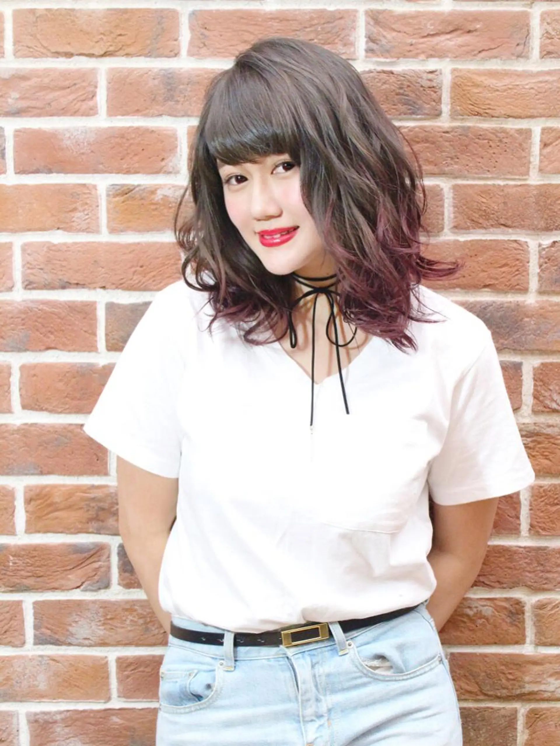 ミディアム カラー パーマ 🤲ヘッドスパ🤲 たにぐちあつし🤲のヘアスタイル