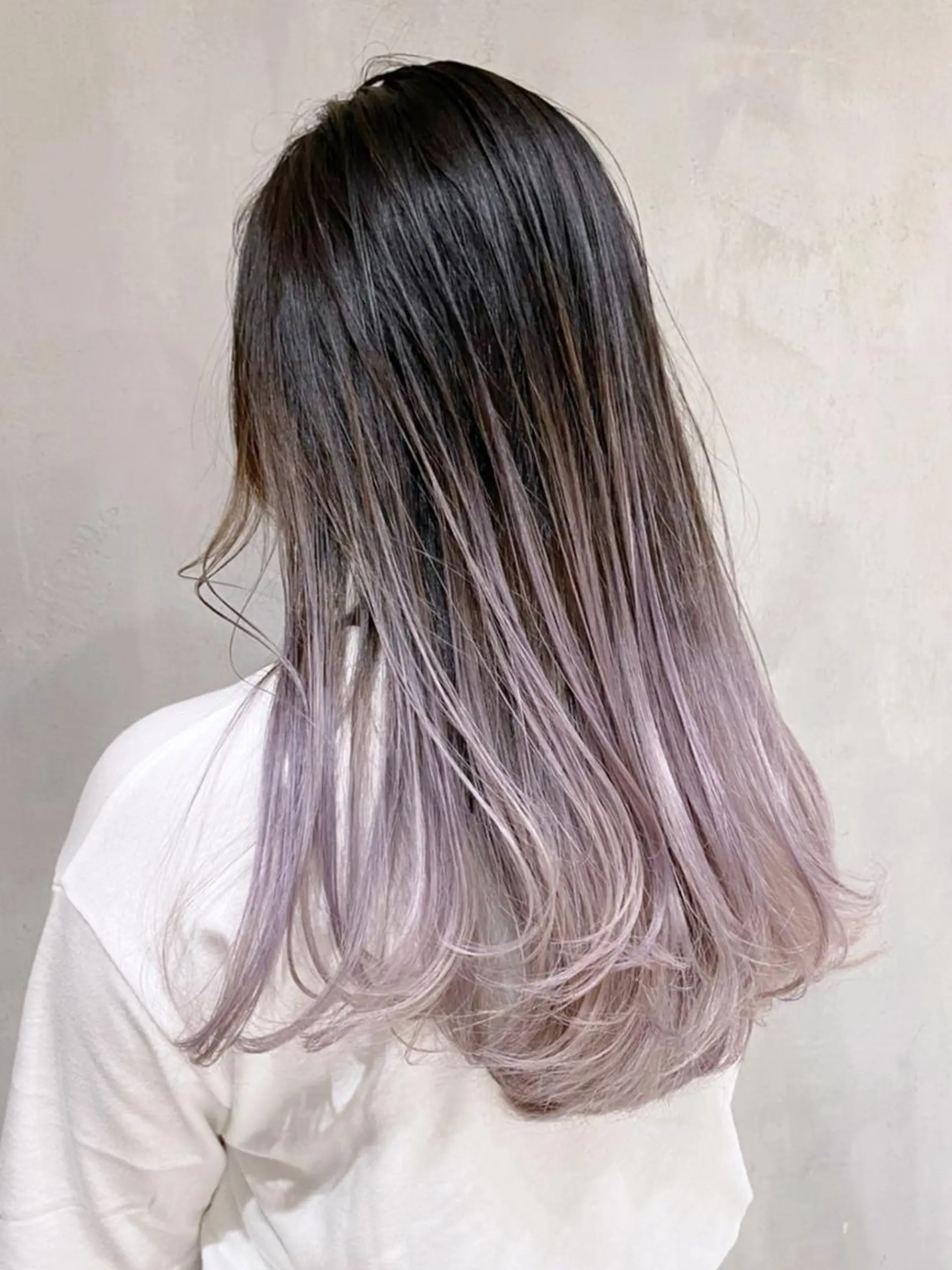 セミロング カラー パーマ ヘアアレンジ グラデーションカラー ITbyALBUM 八王子店のヘアスタイル