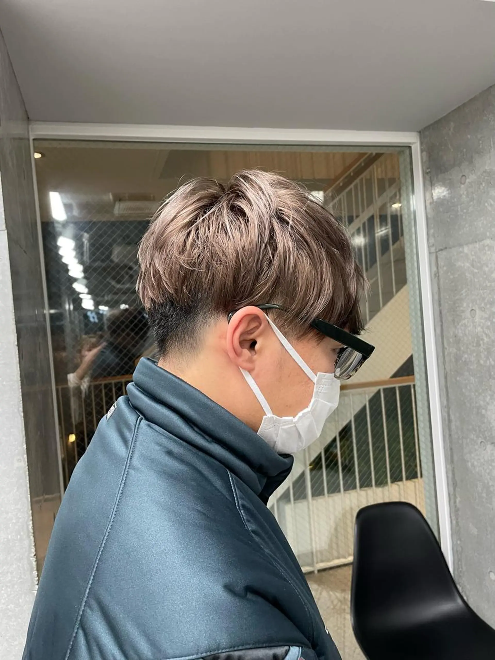 ショート カラー メンズ メンズモテパーマ💙 fuwaのヘアスタイル