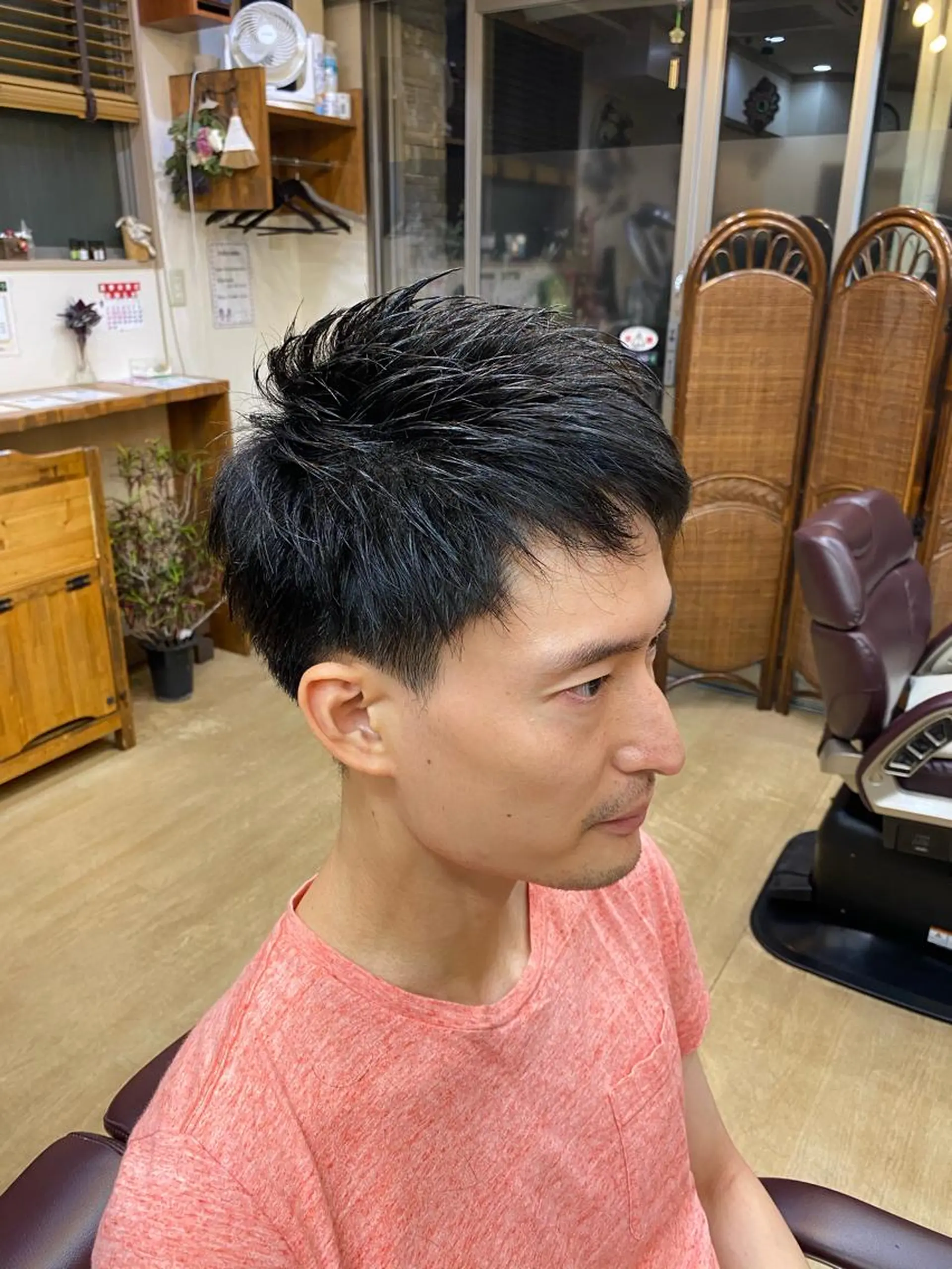ショート メンズ 浅見 天翔のヘアスタイル