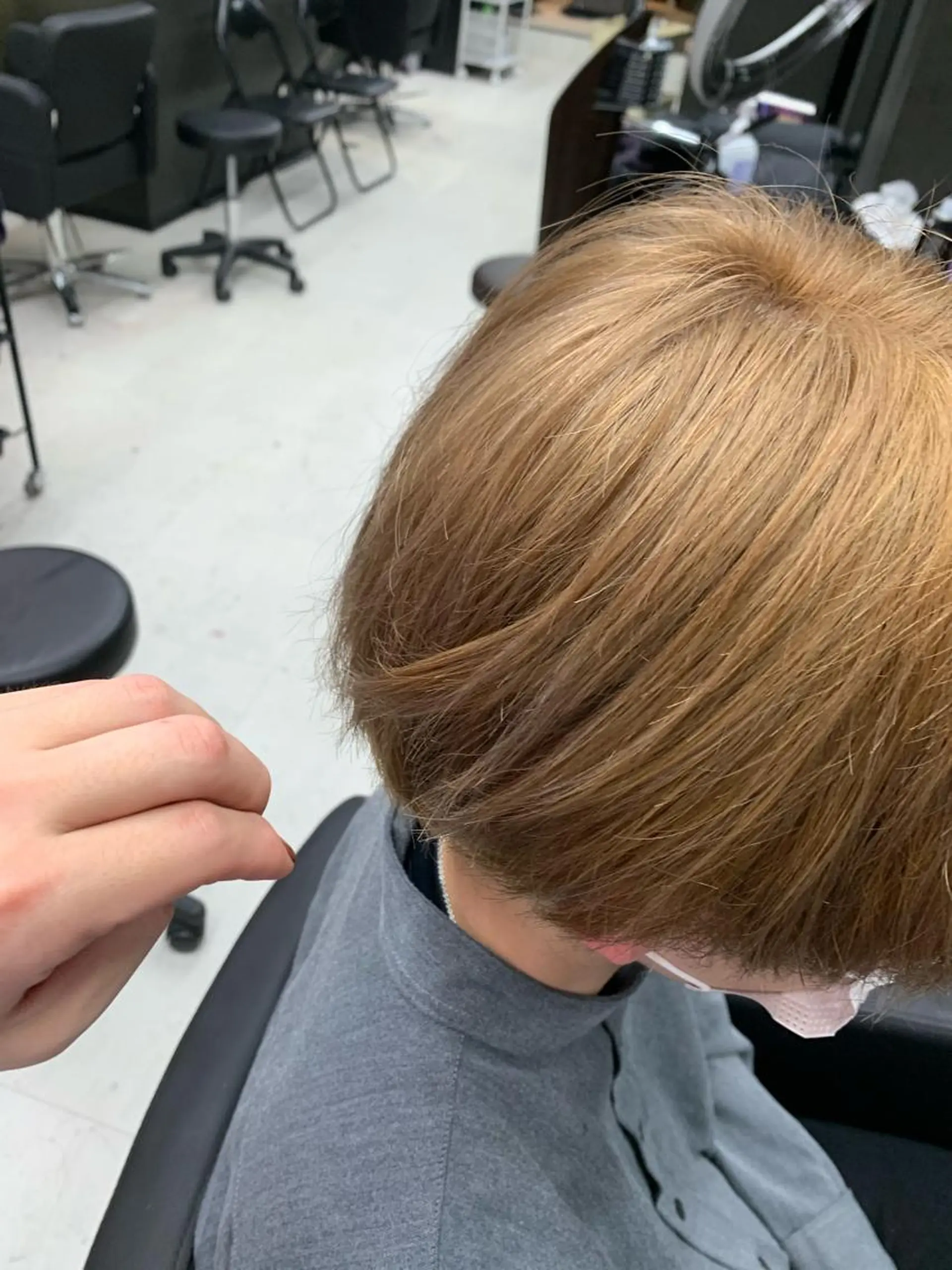 カラー メンズ カット ヘアカラー 倉田 よしきのヘアスタイル