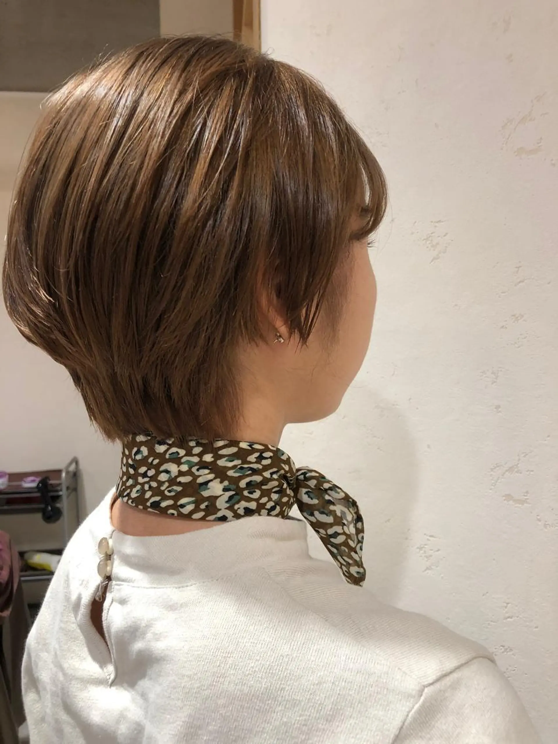 ショート カラー ベージュカラー ブリーチ ブラウンカラー キャラメルブラウン ダブルカラー カウンセリング重視 🌿‬Tsuyukiのヘアスタイル