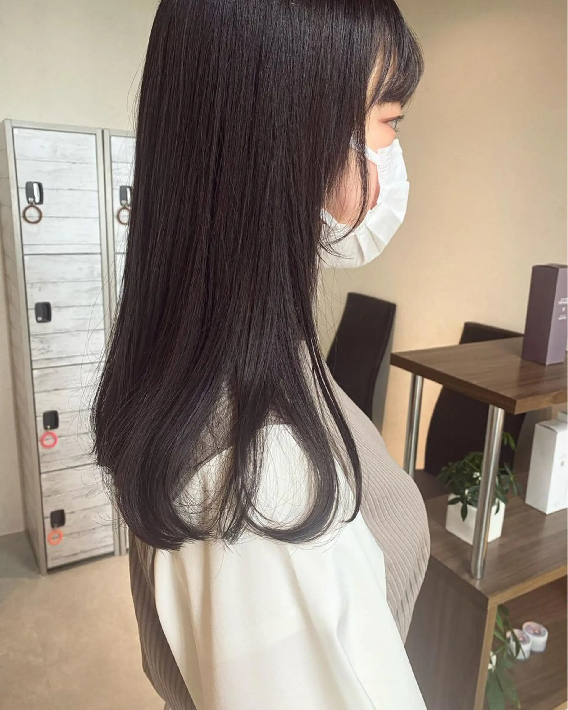 ロング カラー ヘアカラー トリートメント 後藤紗英/髪質改善 /オリーブベージュのヘアスタイル