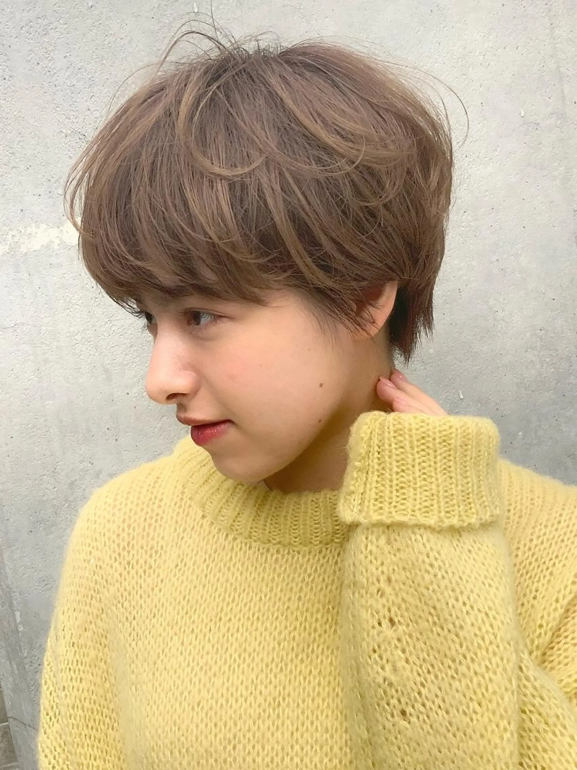 ショート カラー 渋谷/韓国風 西原直樹のヘアスタイル