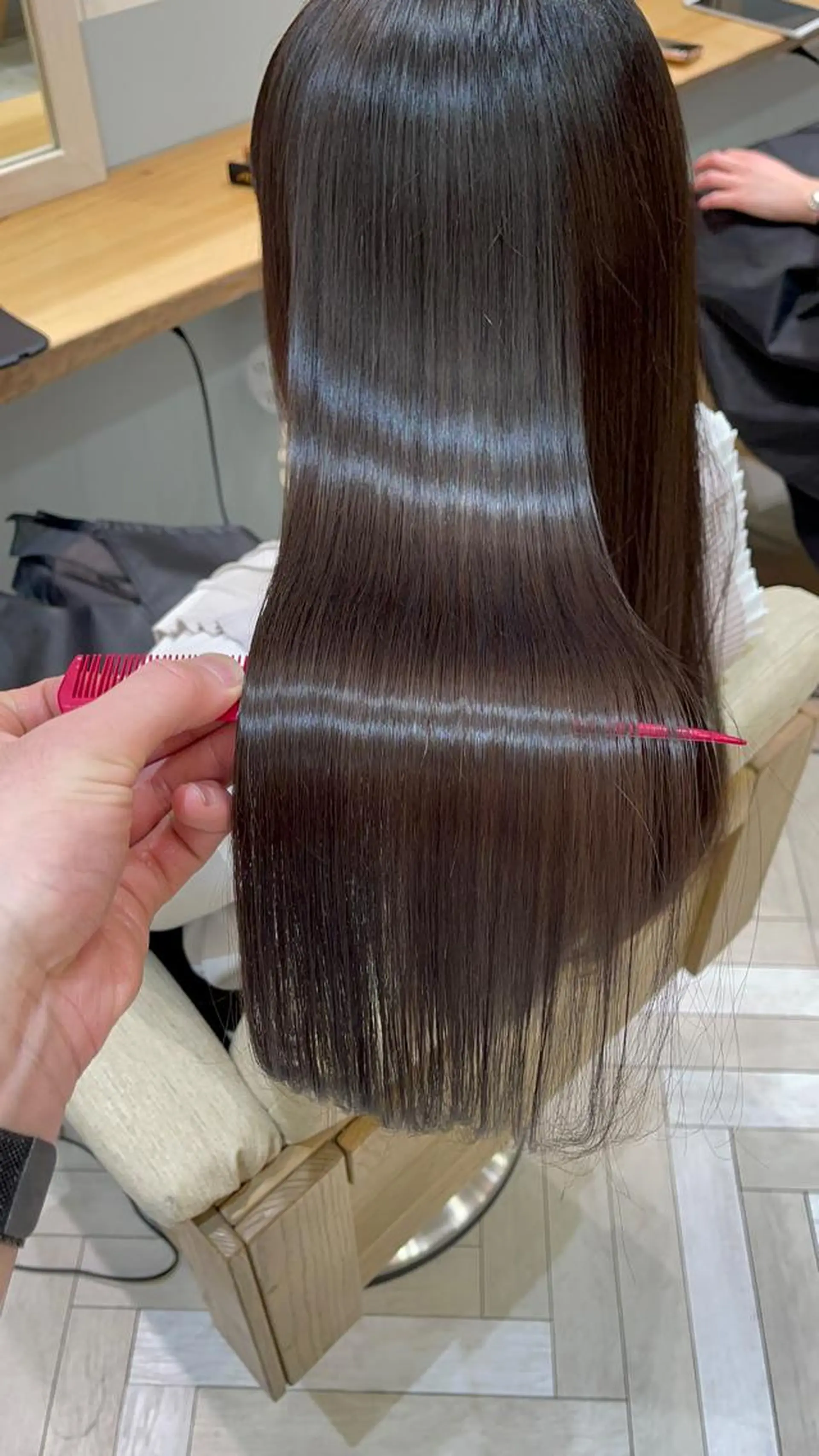 セミロング 新宿/髪質改善/ボブ 韓国レイヤー大重聖斗のヘアスタイル