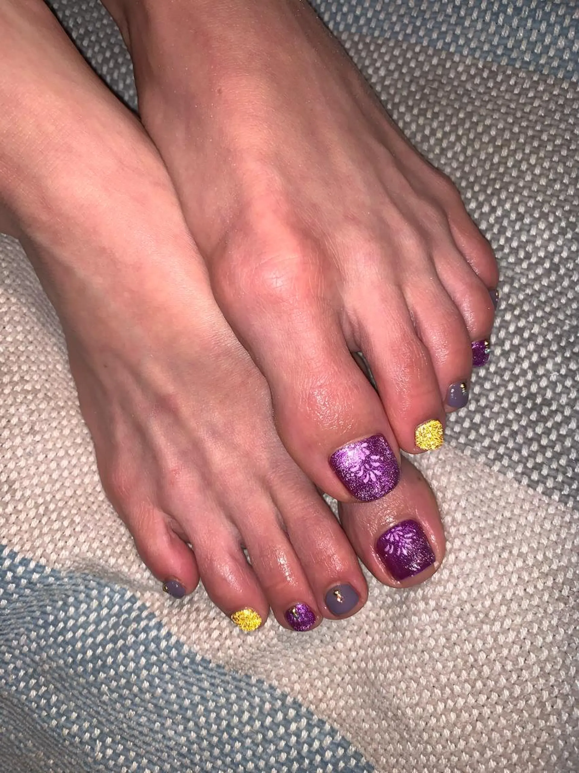 ネイル フットネイル 星 亜也加のネイルデザイン