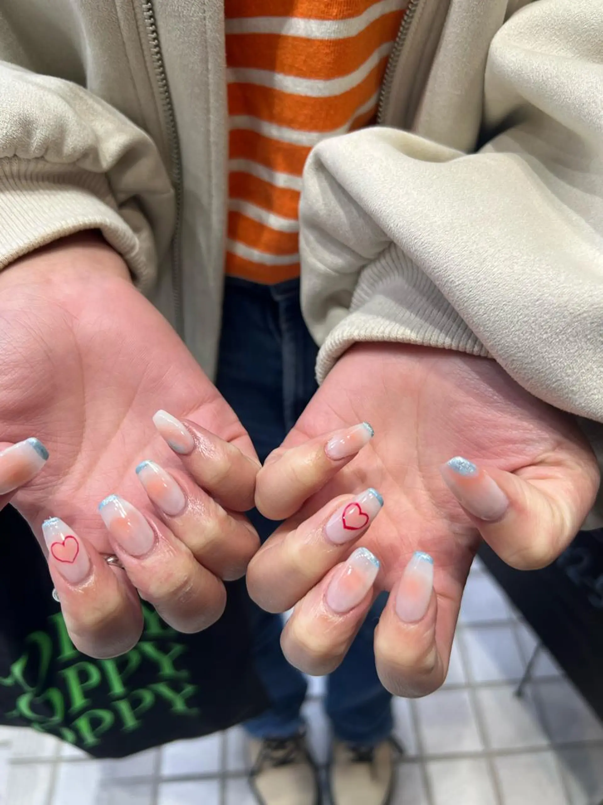 ネイル ハンドネイル なぽ ❤︎ y2k/韓国nailのネイルデザイン