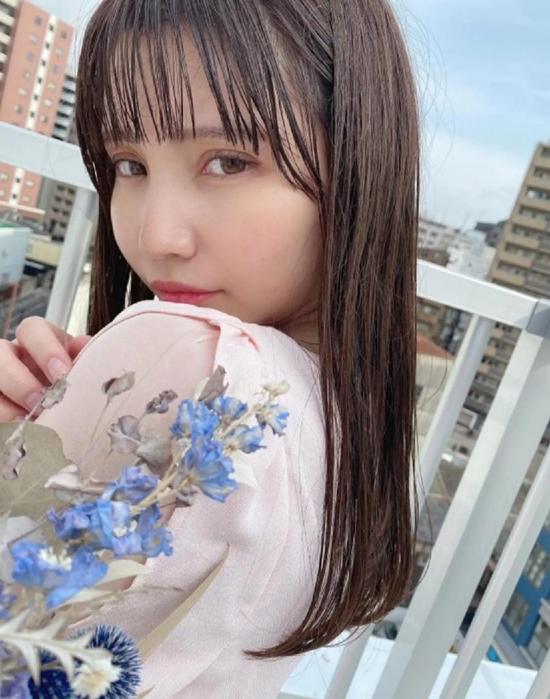 セミロング 縮毛矯正 . NANAのヘアスタイル