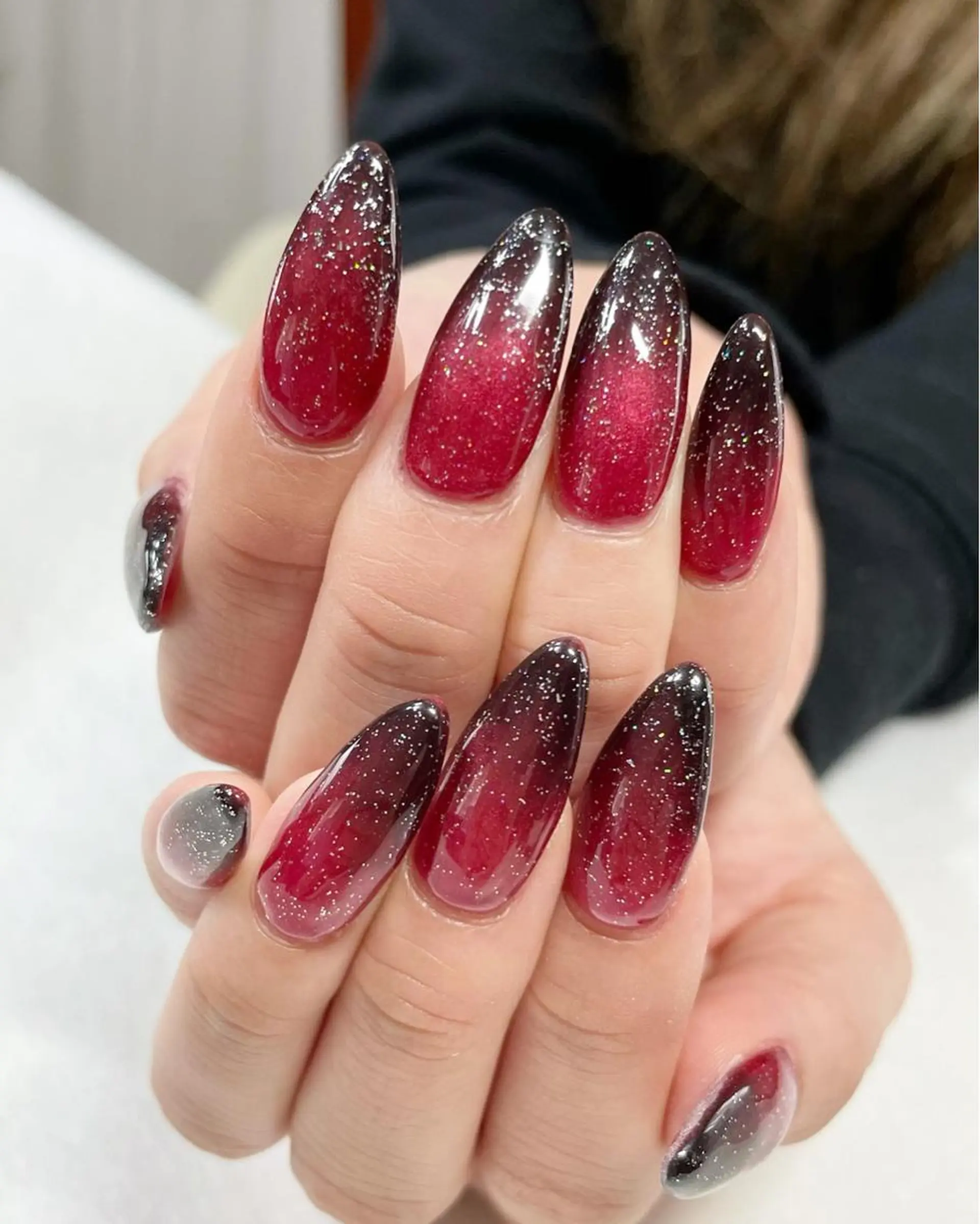 ネイル スカルプネイル シンプルネイル 東 千夏のネイルデザイン