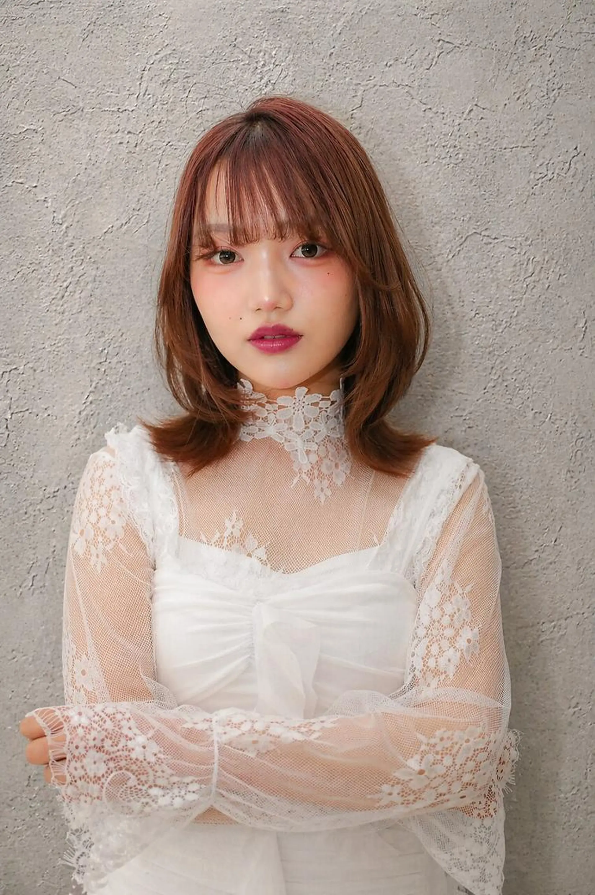 ミディアム パーマ カット パーマ パーマ/ボブ/ 佐々木翔のヘアスタイル