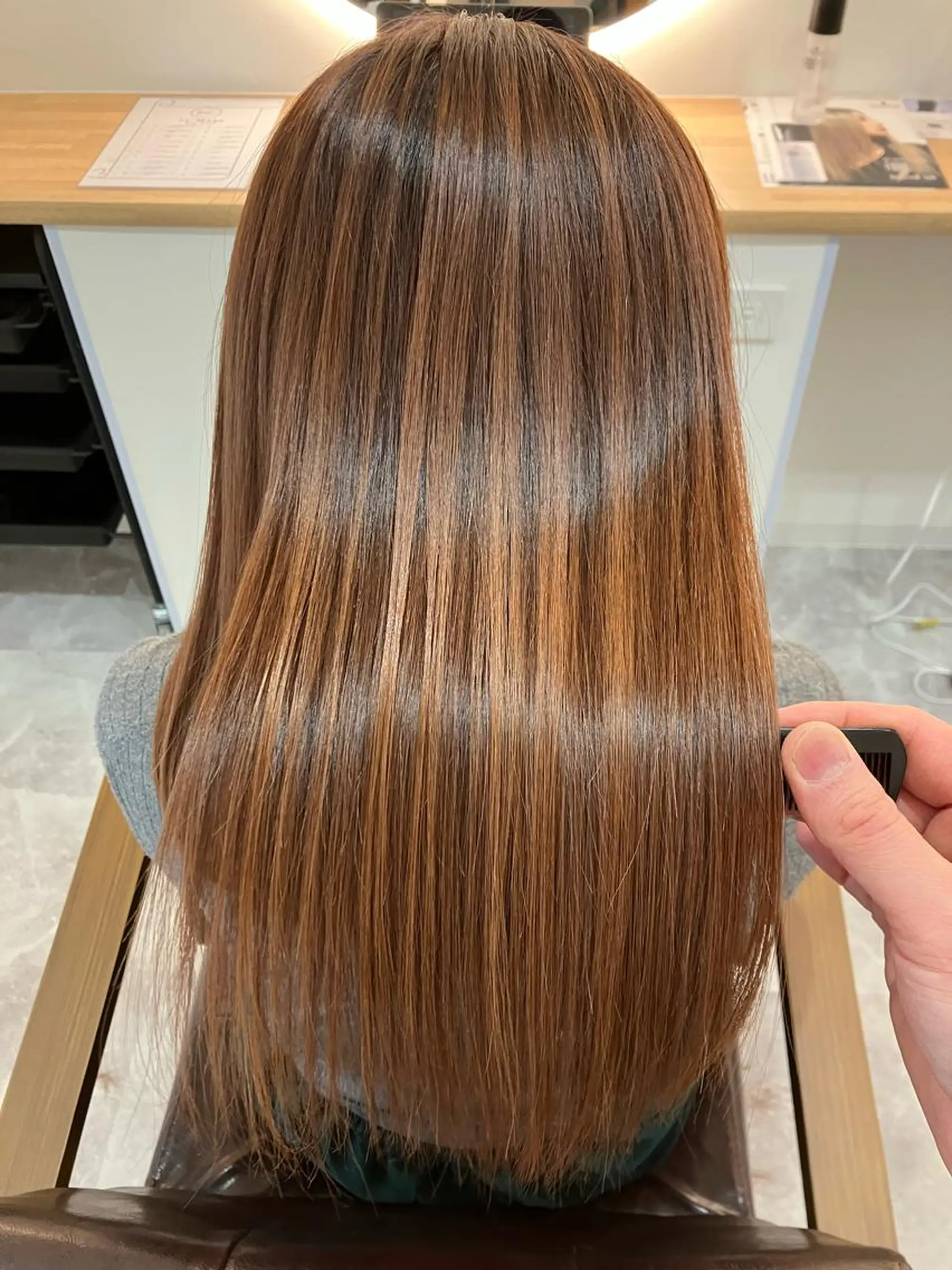 ロング カラー ヘアアレンジ キッズ カット ヘアカラー トリートメント 横浜関内髪質改善 re:Magoのヘアスタイル