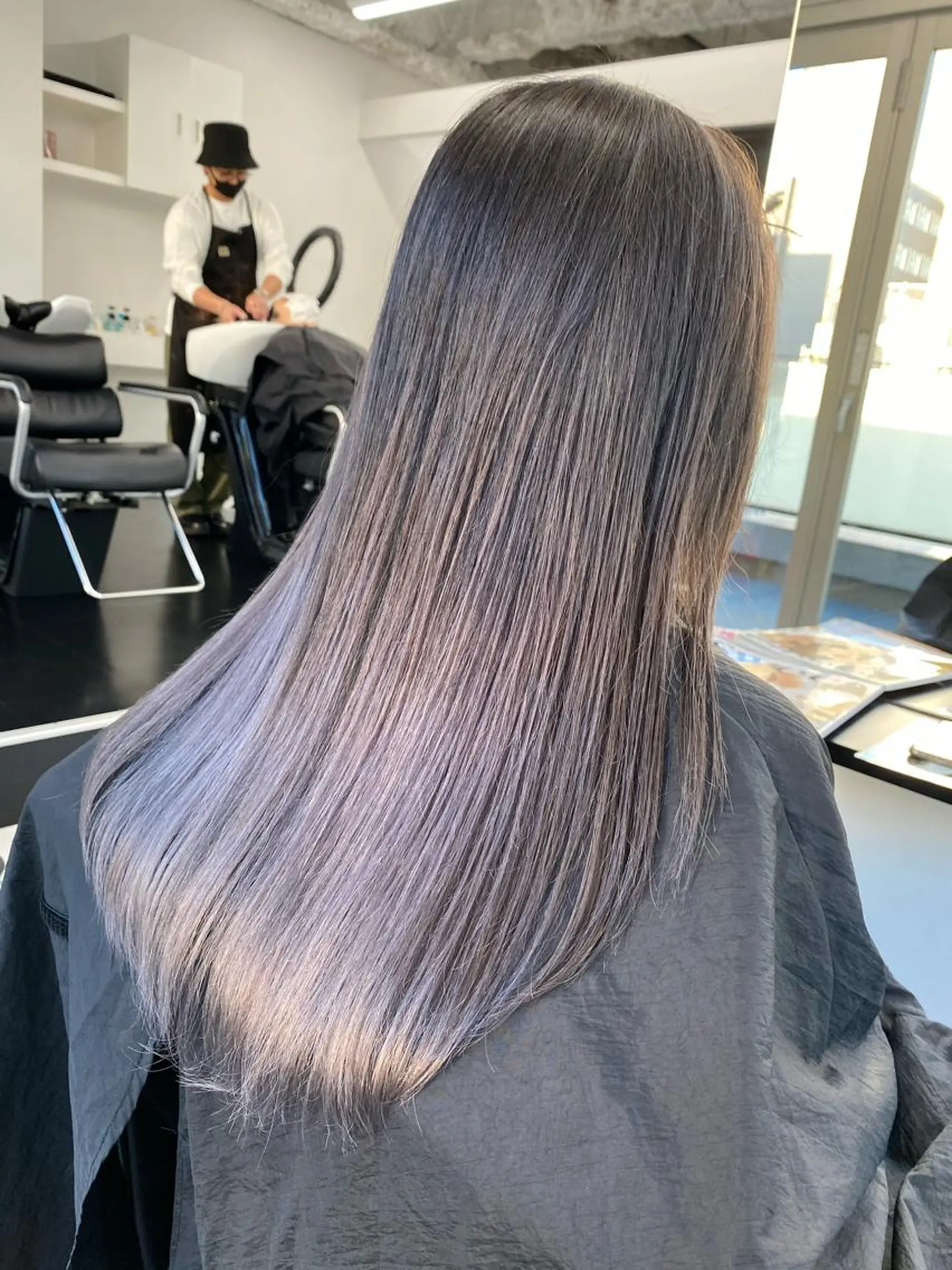 ロング カラー パーマ ヘアアレンジ キッズ ネイル マツエク・マツパ hair  mode RITZ所属・★ 里奈★のヘアスタイル