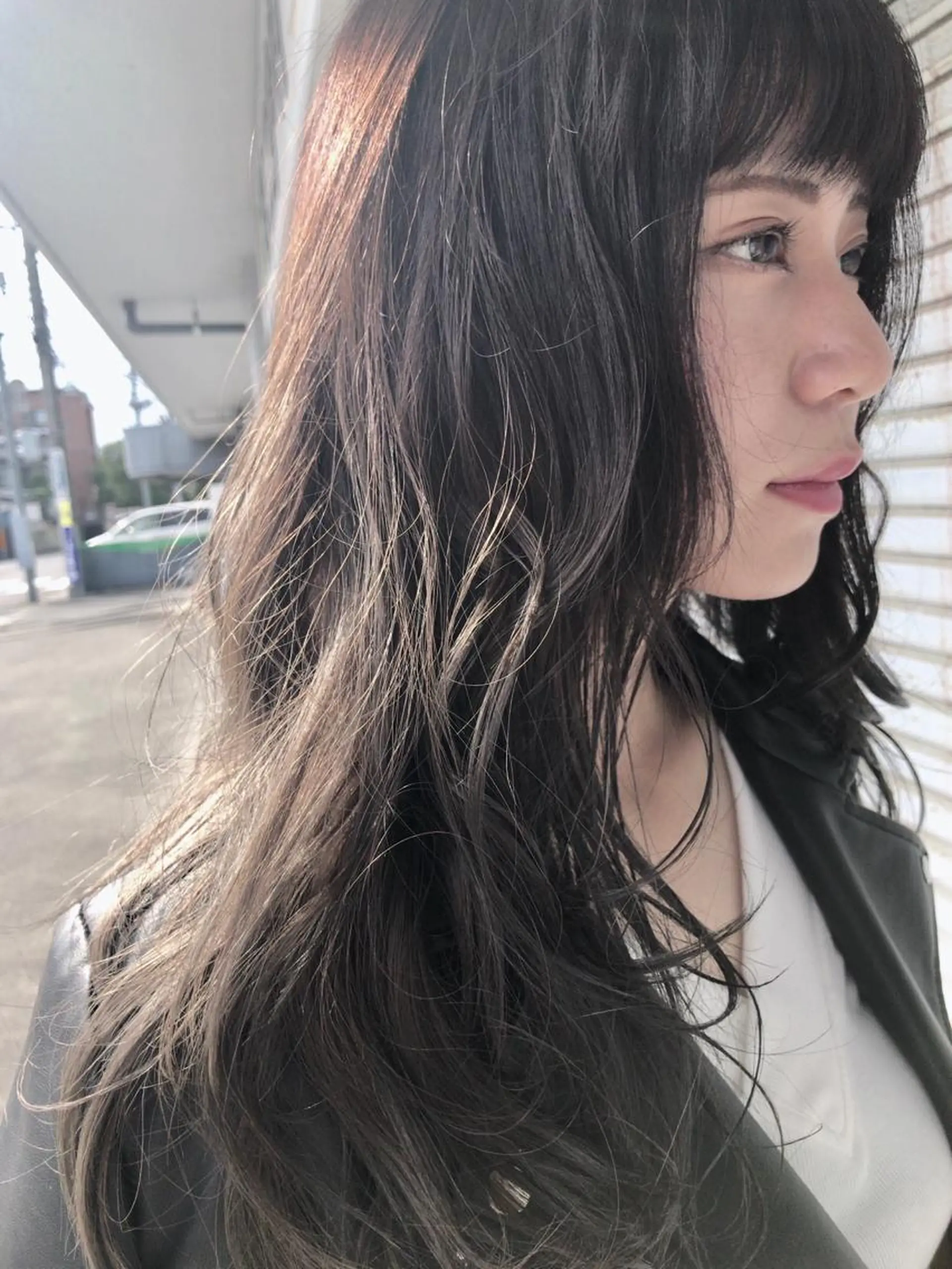 ロング カラー レイヤーカット匠 イソザキノリユキのヘアスタイル