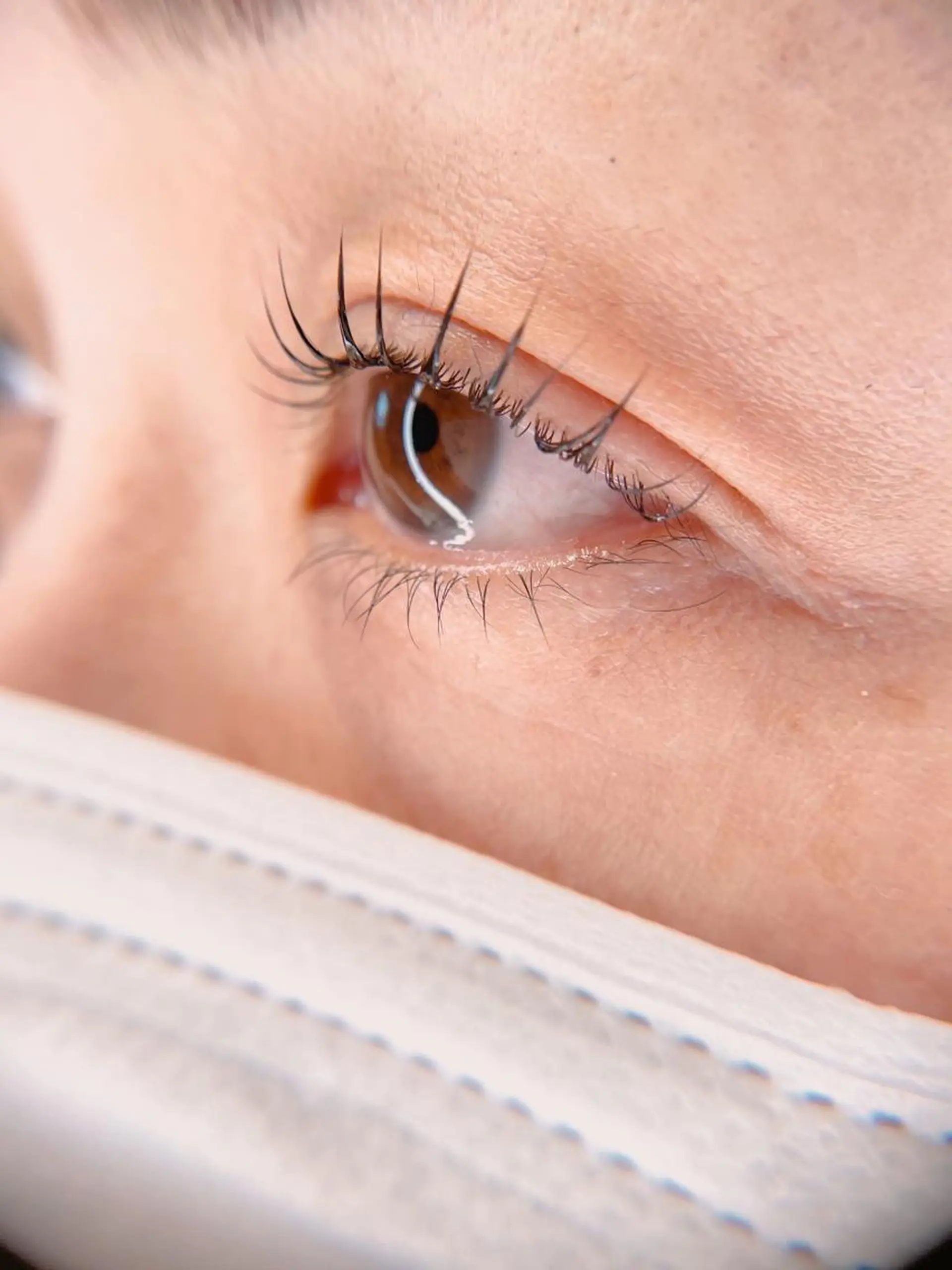 マツエク・マツパ 一重×まつ毛パーマ マツパ 森崎 麗のマツエク・マツパデザイン