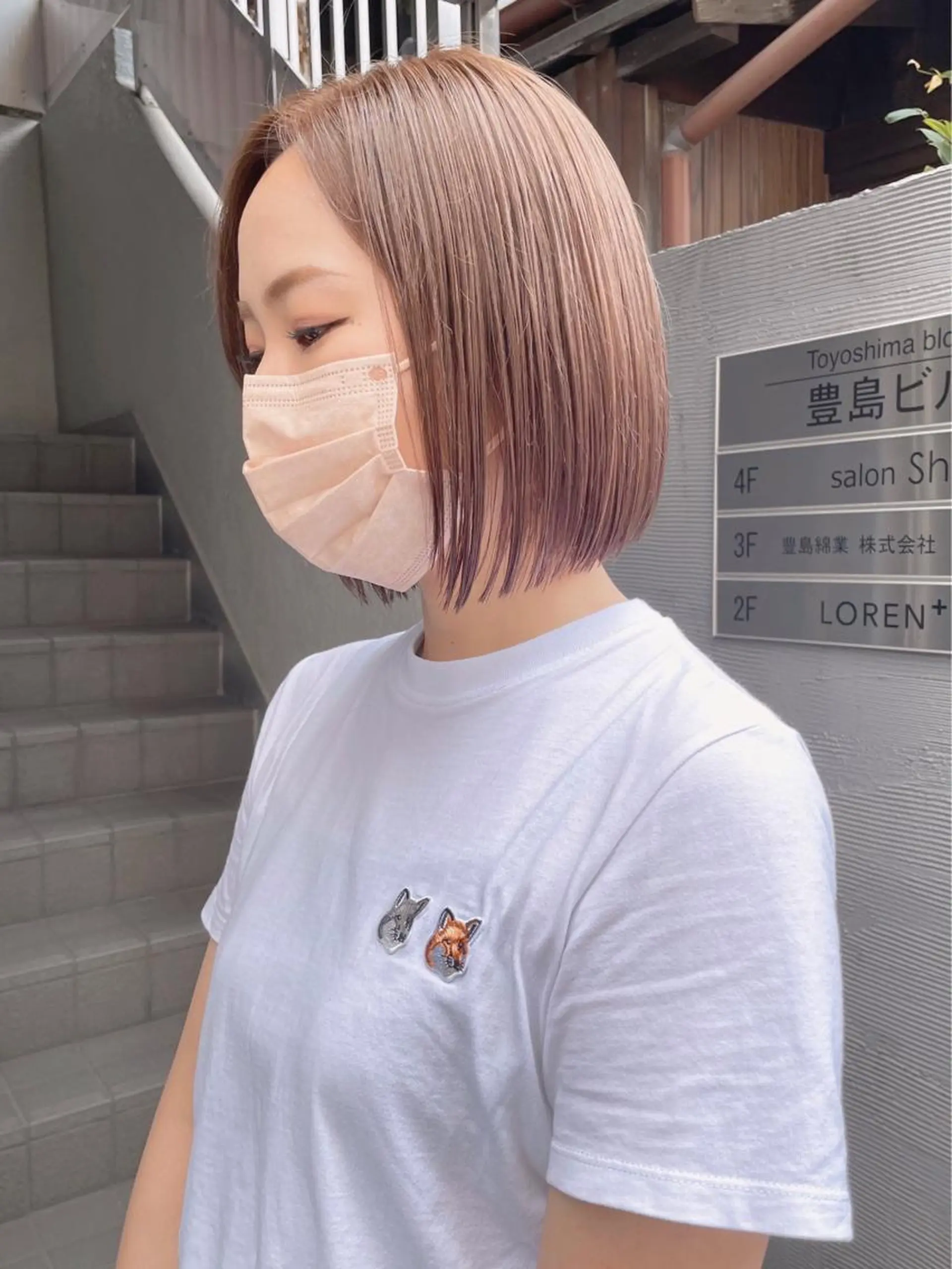 ミディアム ボブ ボブ/レイヤー 🌟梅田盛一🌟のヘアスタイル