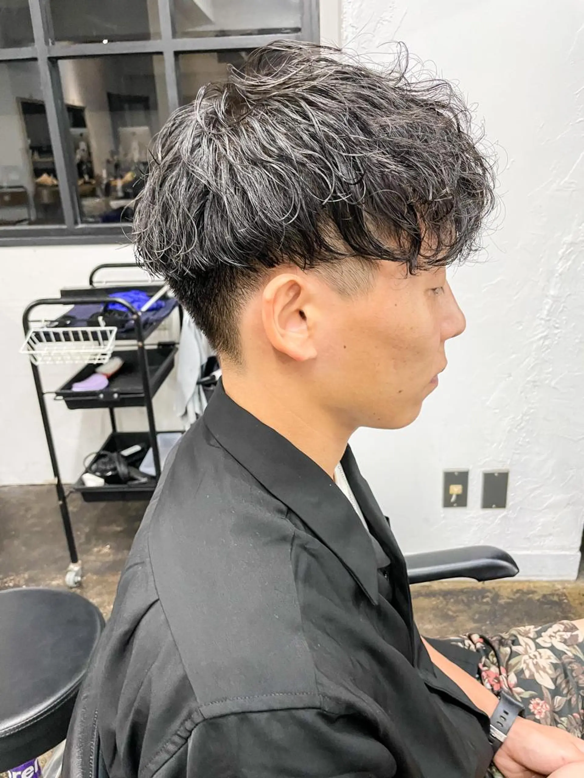 ショート パーマ メンズ メンズパーマ メンズ特化ryoのヘアスタイル