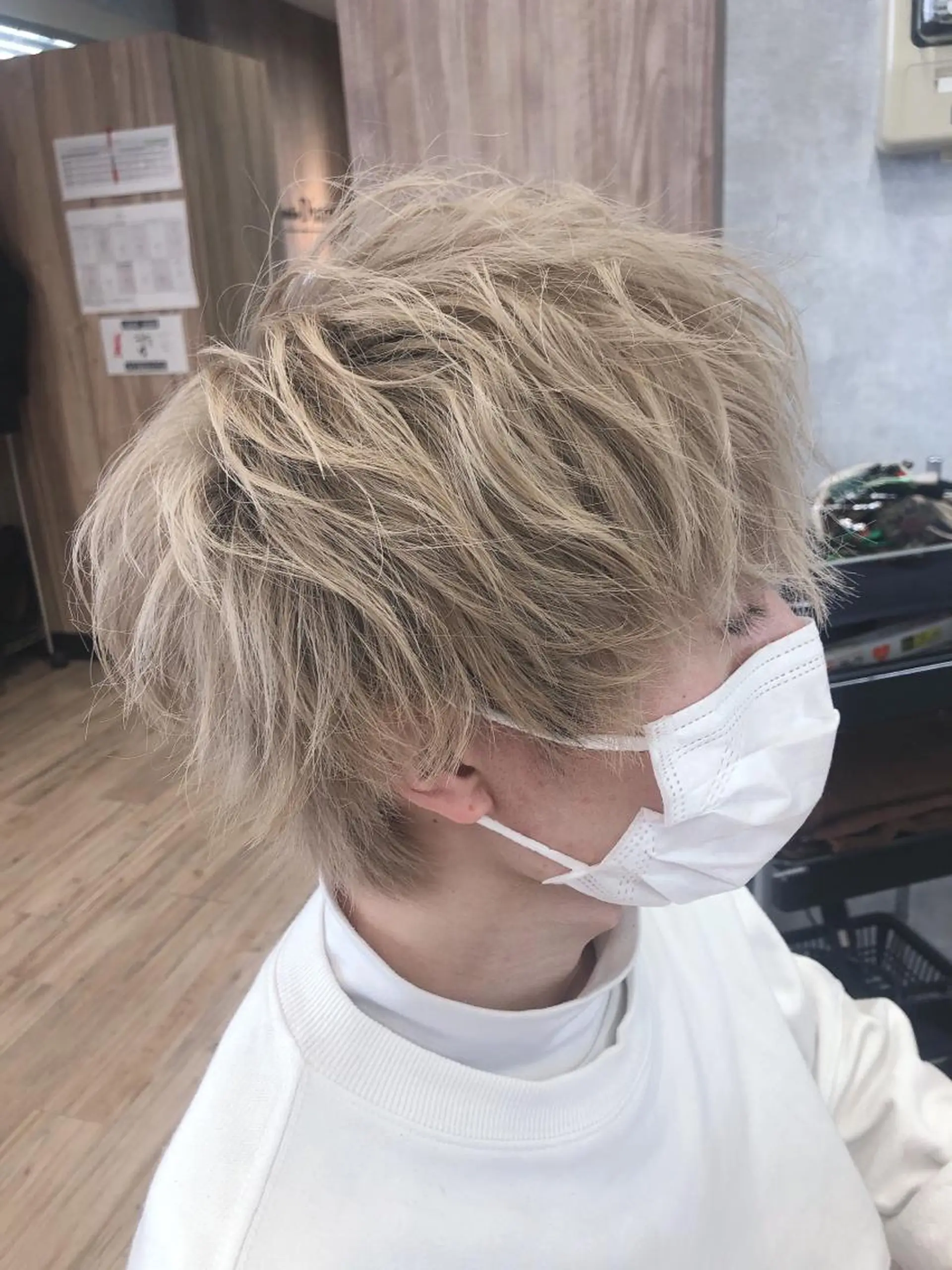 メンズ メンズウルフカット ウルフカット いとう ひろたかのヘアスタイル