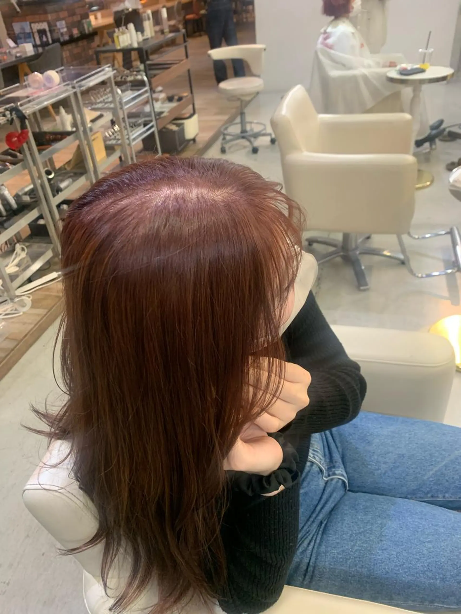 セミロング カラー 🫧nari🫧 谷町 大阪のヘアスタイル