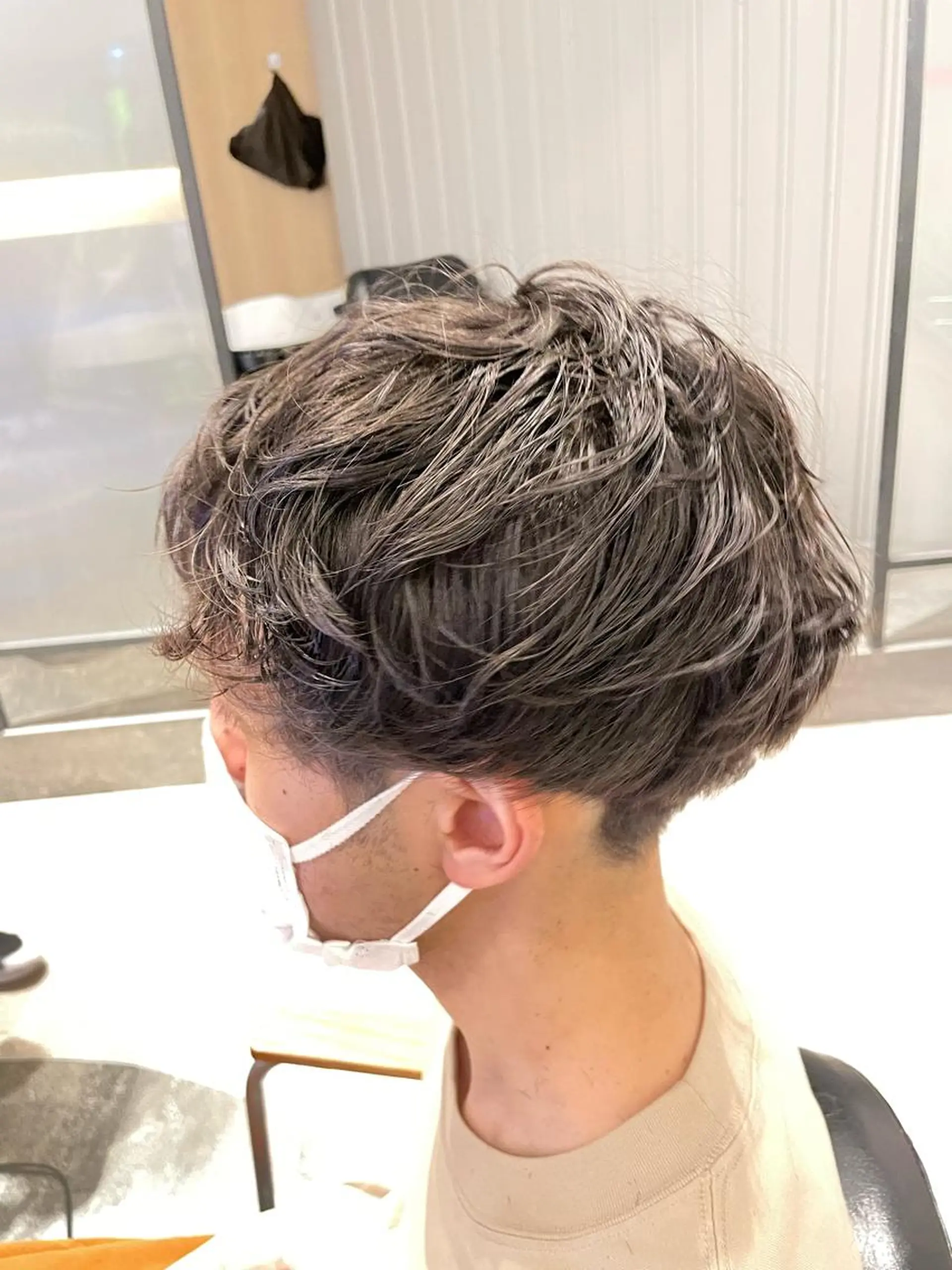 メンズ 💘韓国レイヤー上 品カラーruru💘のヘアスタイル