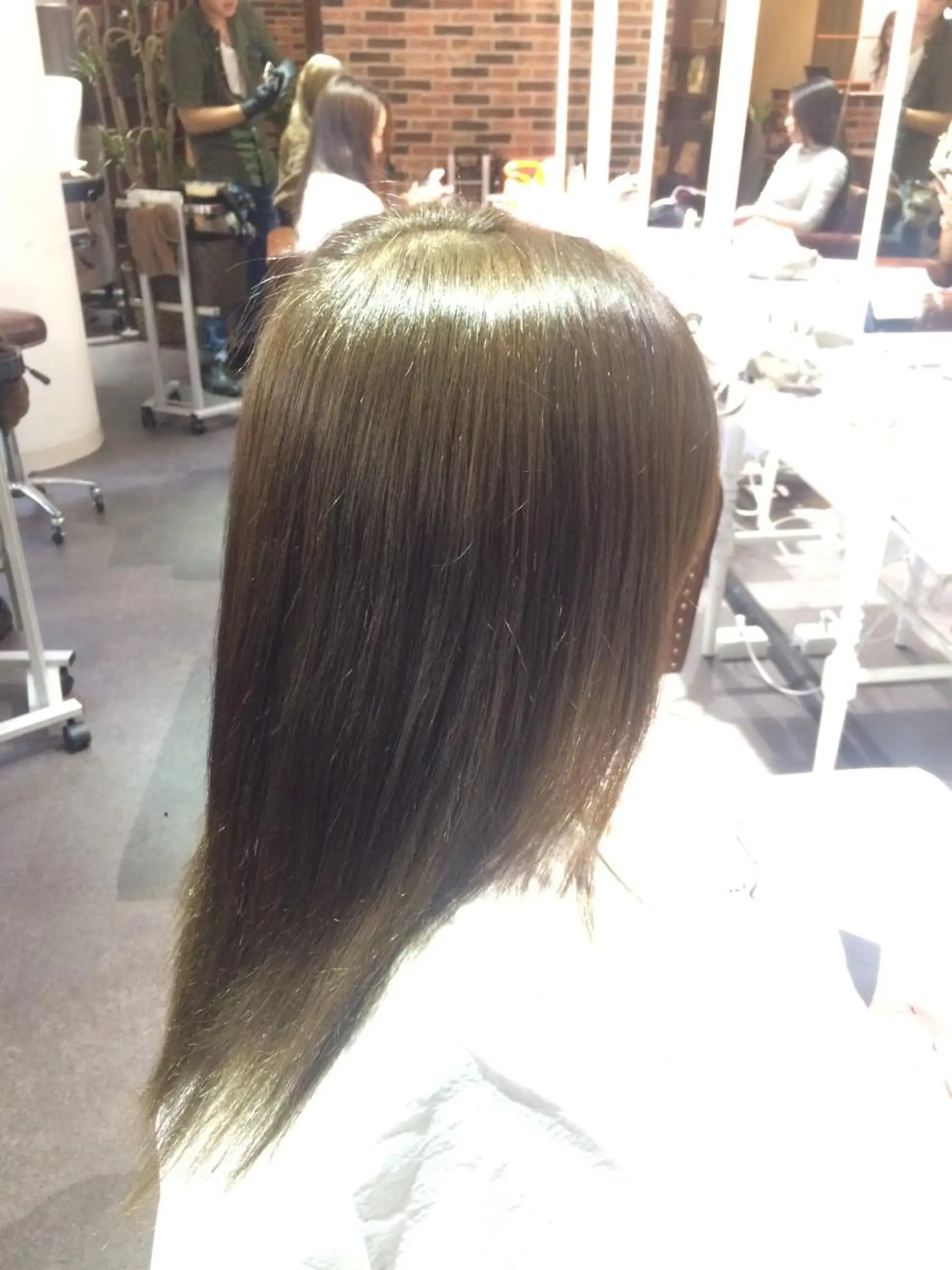 ミディアム セミロング カラー CHAINON 近鉄奈良店のヘアスタイル