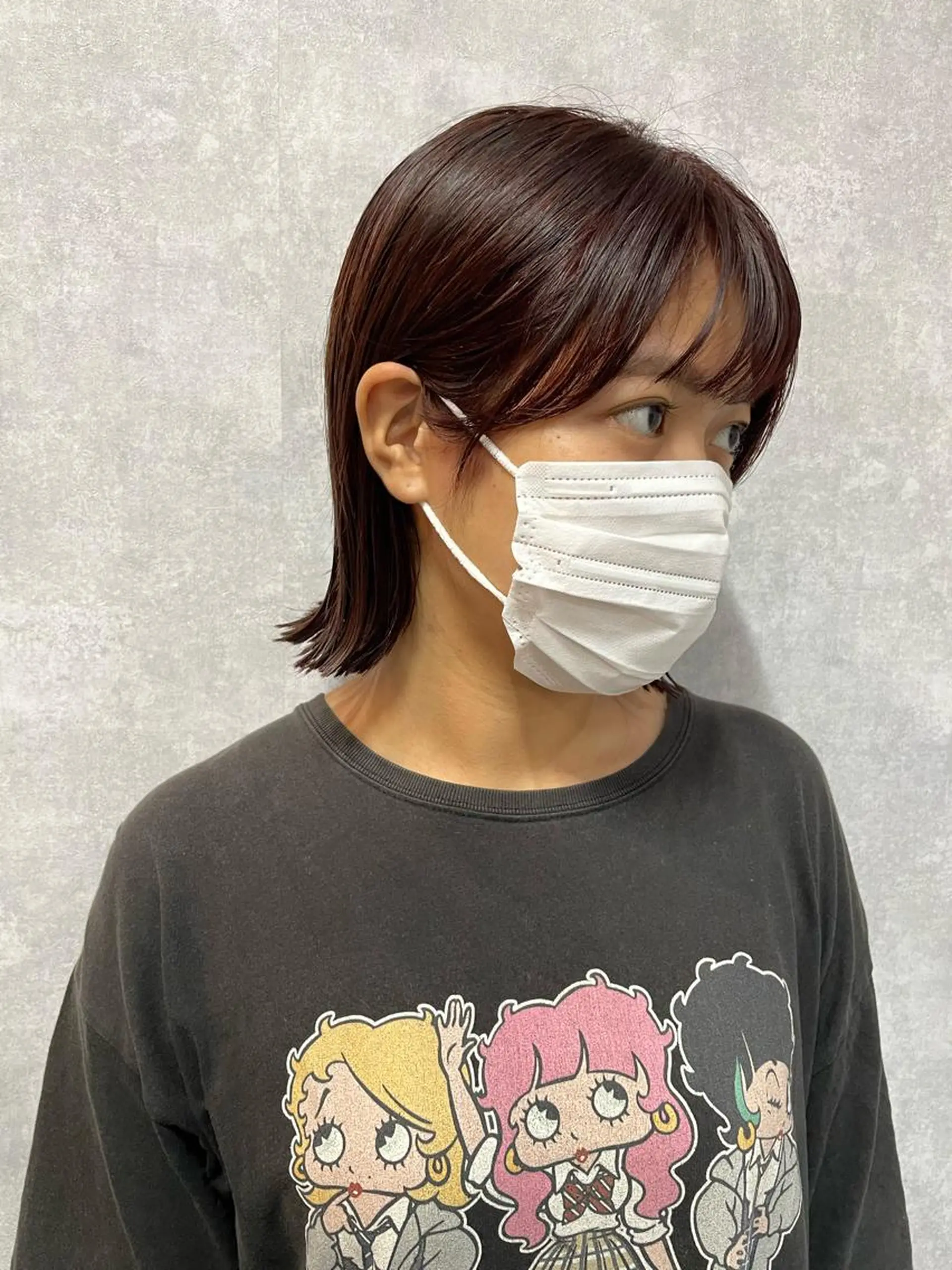 ショート 切りっぱなしボブ ショートボブ ハンサムショート 丸みショート アッシュ C’LD hair produce /シールドヘア所属・モテ髪/ボブ/ショー ト/アダチフウトのヘアスタイル