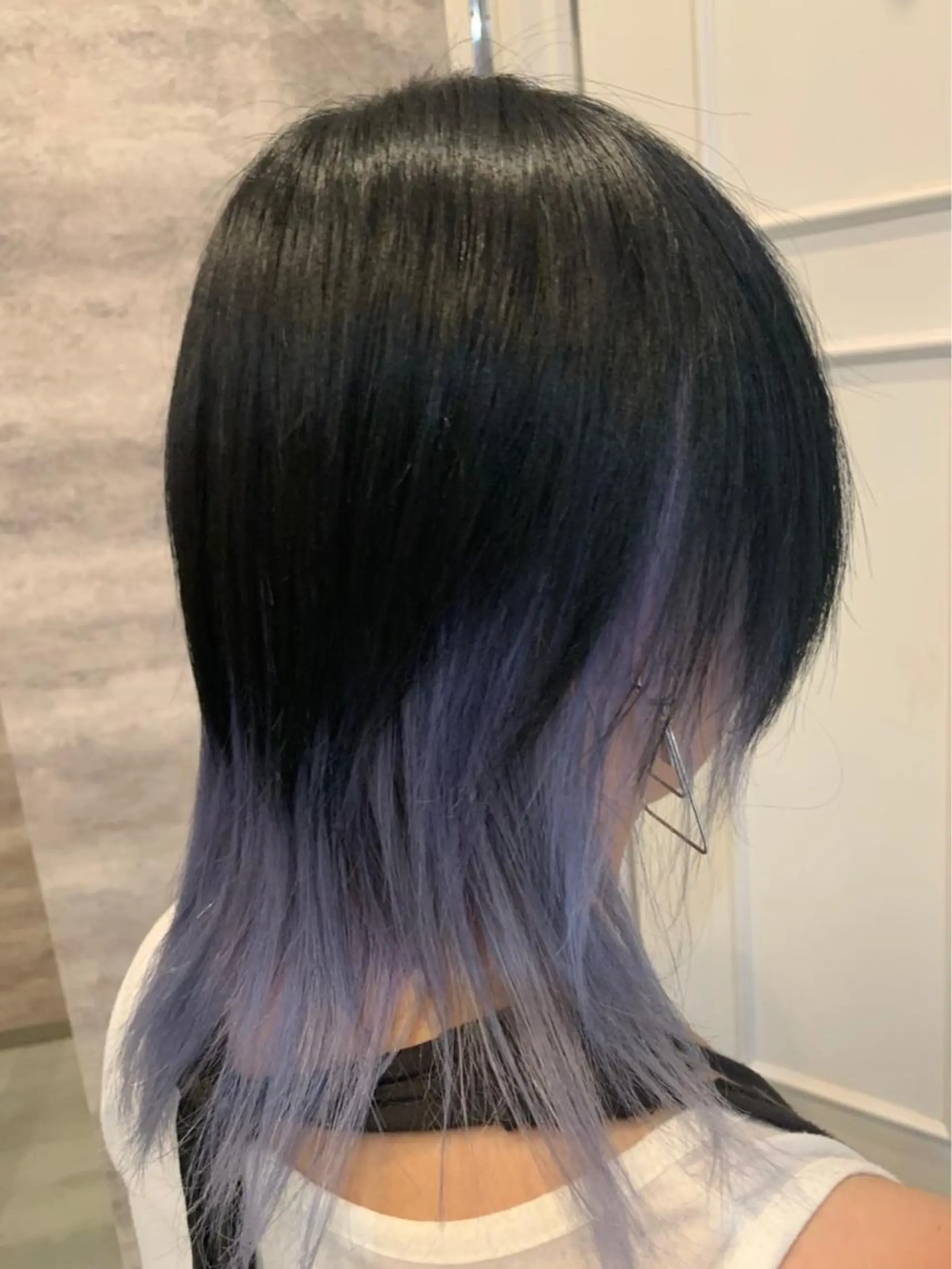 ミディアム カラー ダークグレー ラベンダーカラー 🫟Blanco🫟 Color&Careのヘアスタイル