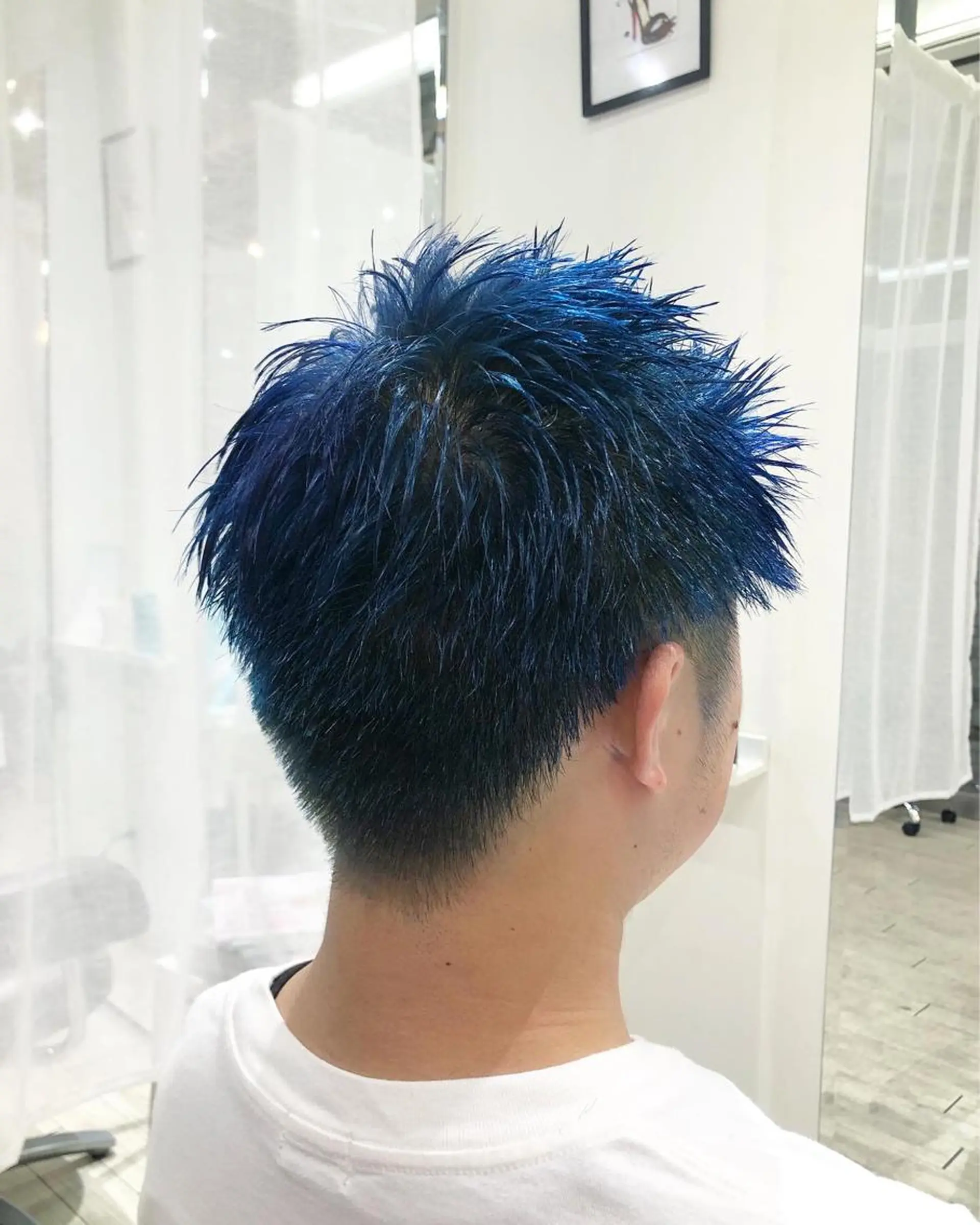 ショート メンズ メンズブリーチ 中村 よしひでのヘアスタイル