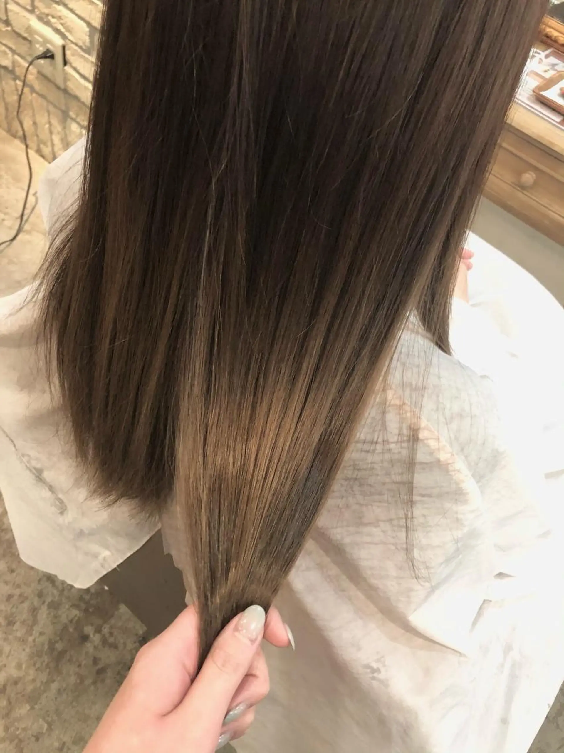 ミディアム カラー カット ヘアカラー トリートメント 髪質改善/縮毛矯正 /青山 早希🐾のヘアスタイル