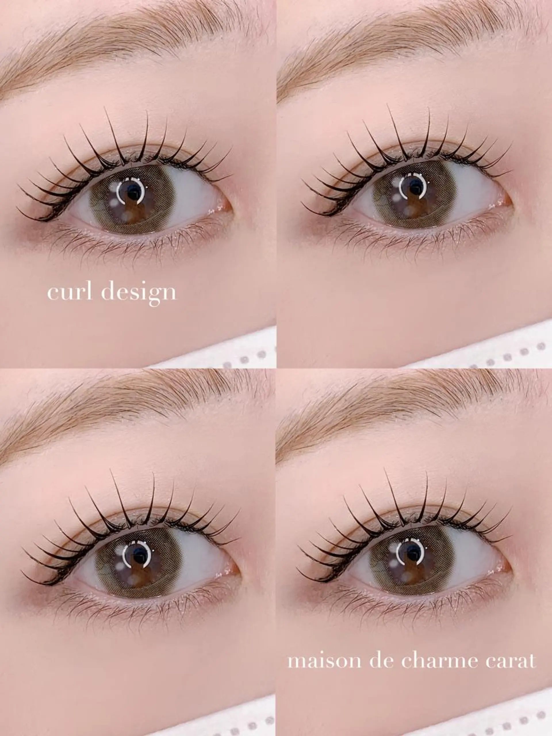 マツエク・マツパ Carat RIKAKOのマツエク・マツパデザイン