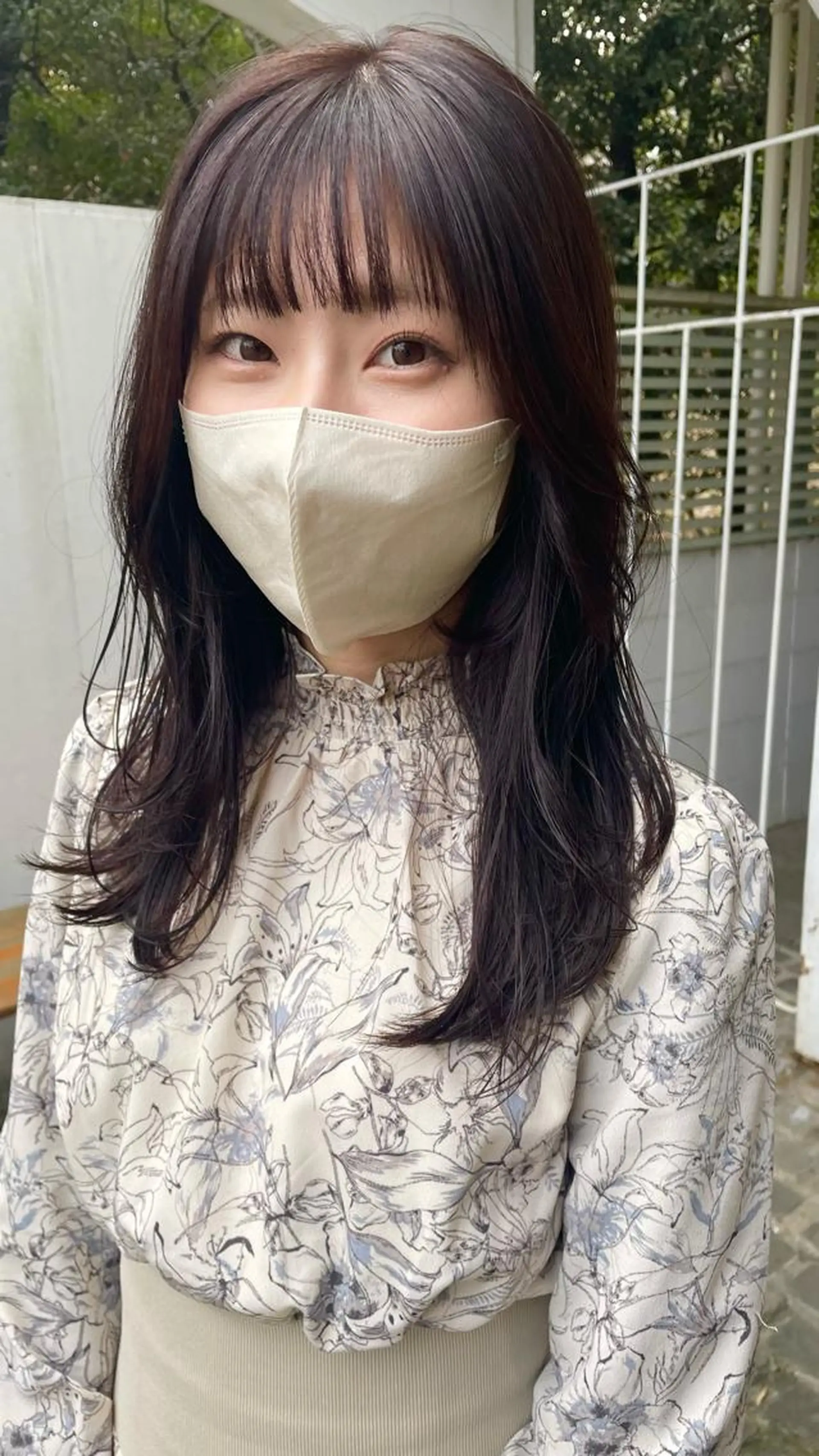 セミロング カットモデル募集 長谷川のヘアスタイル