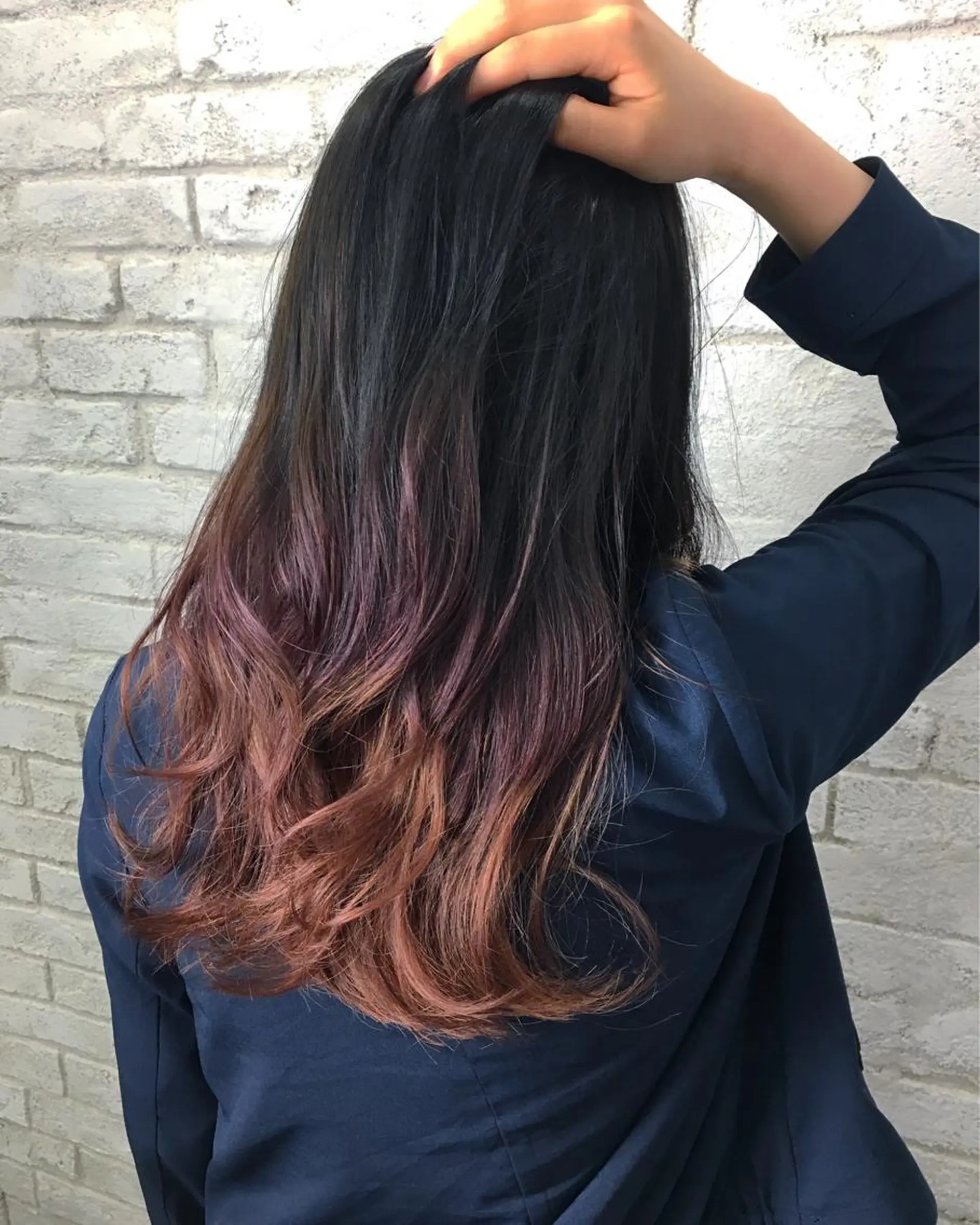 セミロング カラー boutique misakiのヘアスタイル