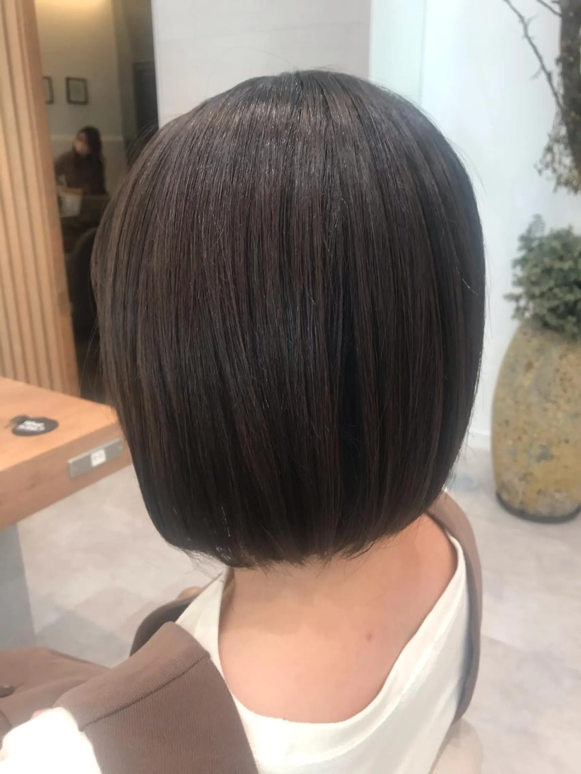 ショート カラー グレージュ オリーブグレージュ オリーブグレー カット トリートメント ヘッドスパ 木野田 萌のヘアスタイル