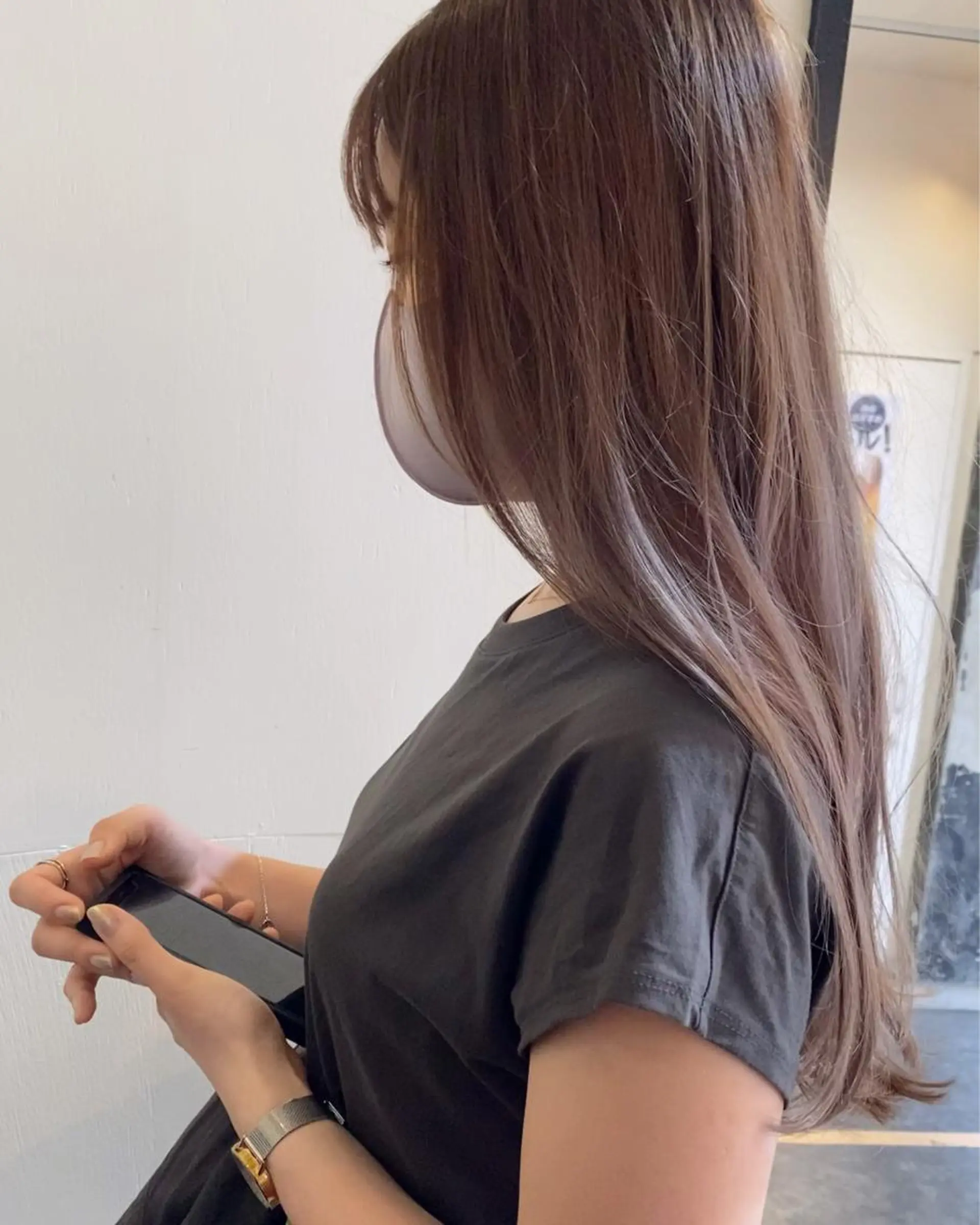 ロング カラー ヘアカラー トリートメント LOVESTOIKE 堂本のヘアスタイル