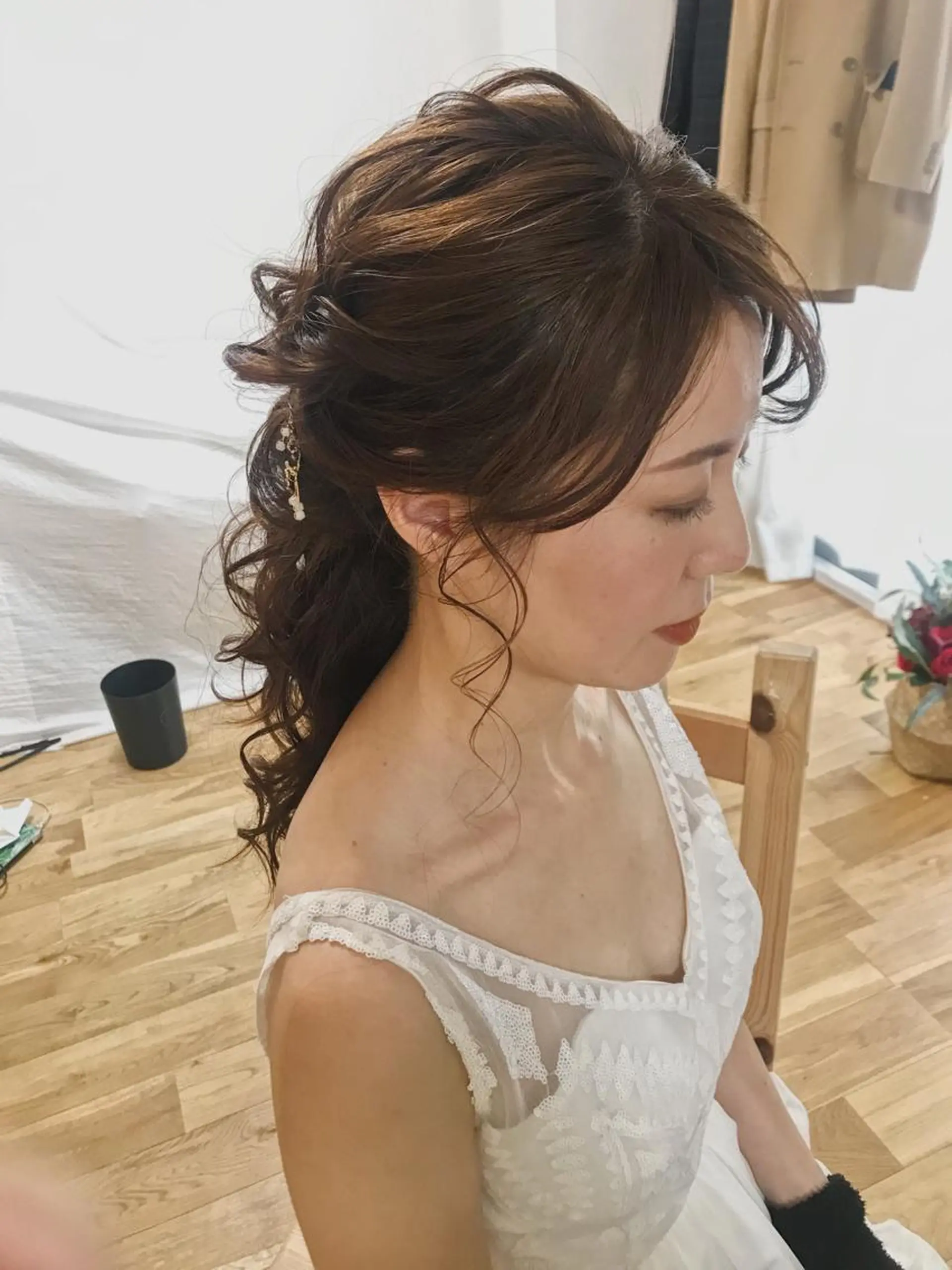 ヘアアレンジ 結婚式・ブライダル 久井 由香のヘアスタイル