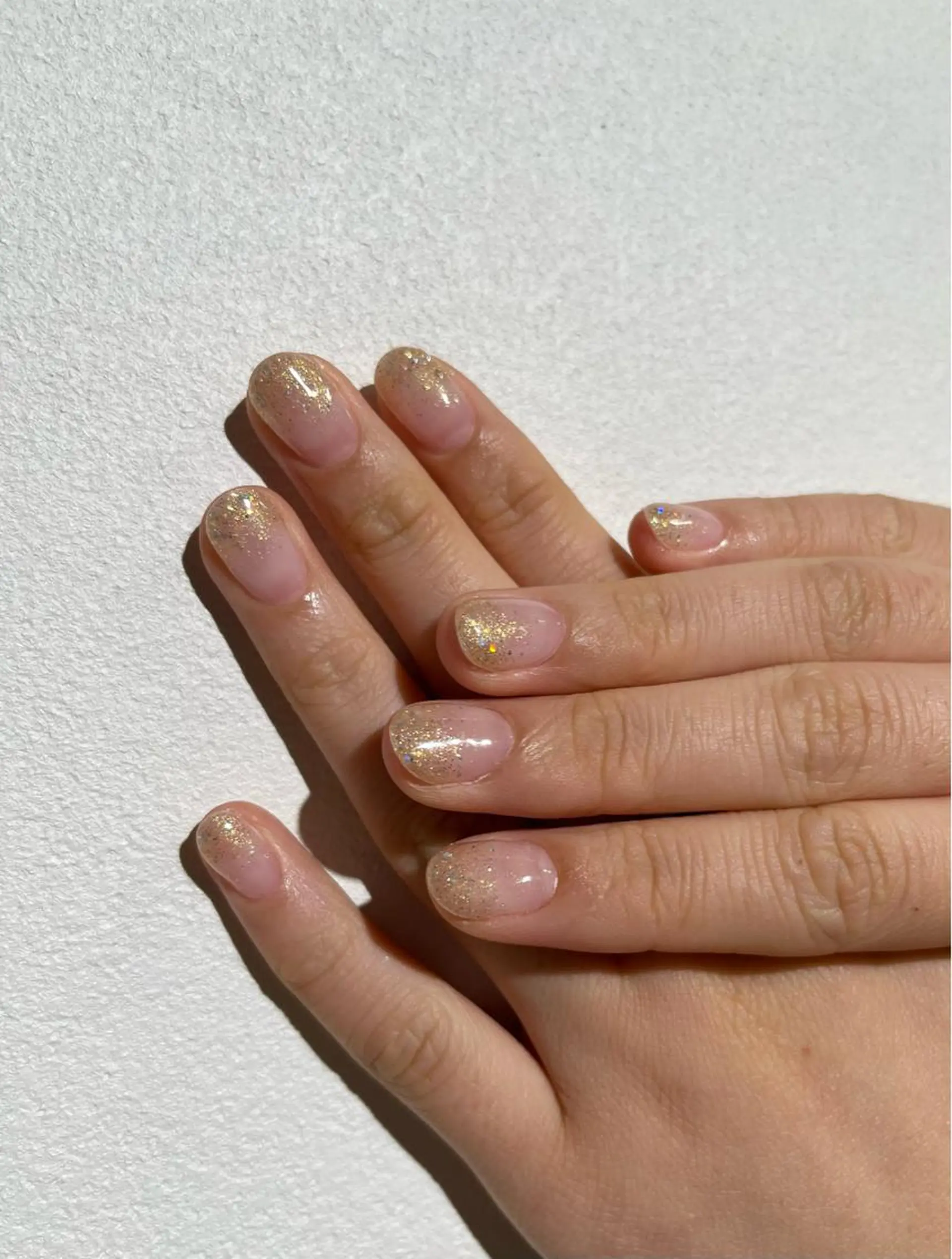 ネイル グラデーション ラメ(グリッター) ラメグラデーション 小川 奈々花のネイルデザイン