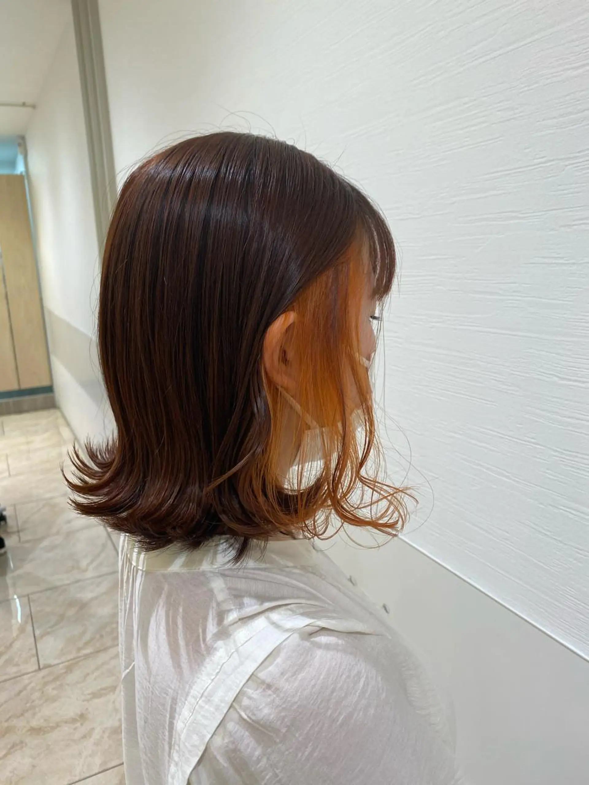 ミディアム カラー ナチュラル艶カラー 🤎maoのヘアスタイル