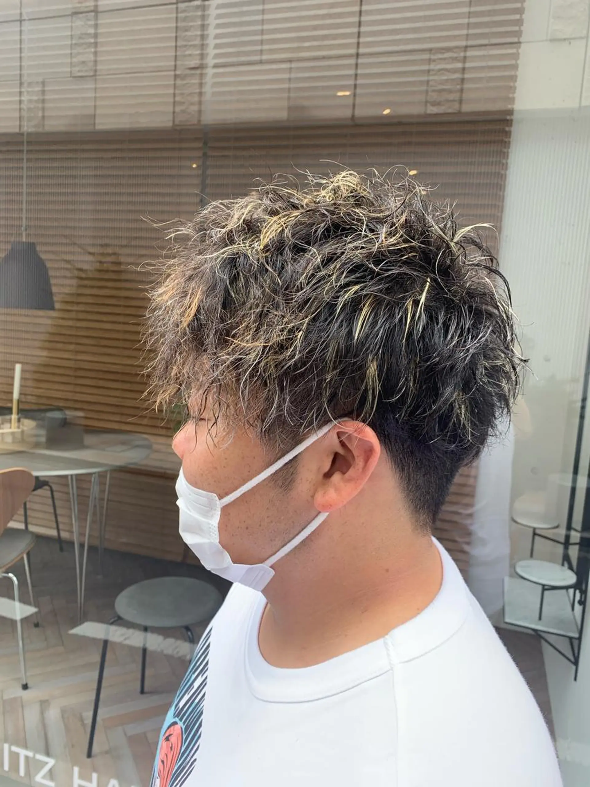 パーマ メンズ メンズメッシュ 縮毛矯正✖️似合わせ 🌻ヒトミのヘアスタイル